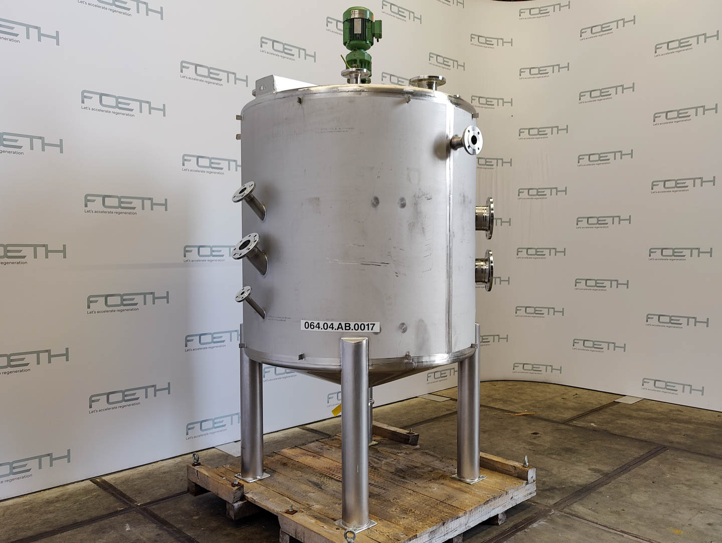 Maschine: ULLMANN 3000Ltr. with Martin empl mixer/stirrer - Stirring Rührkessel