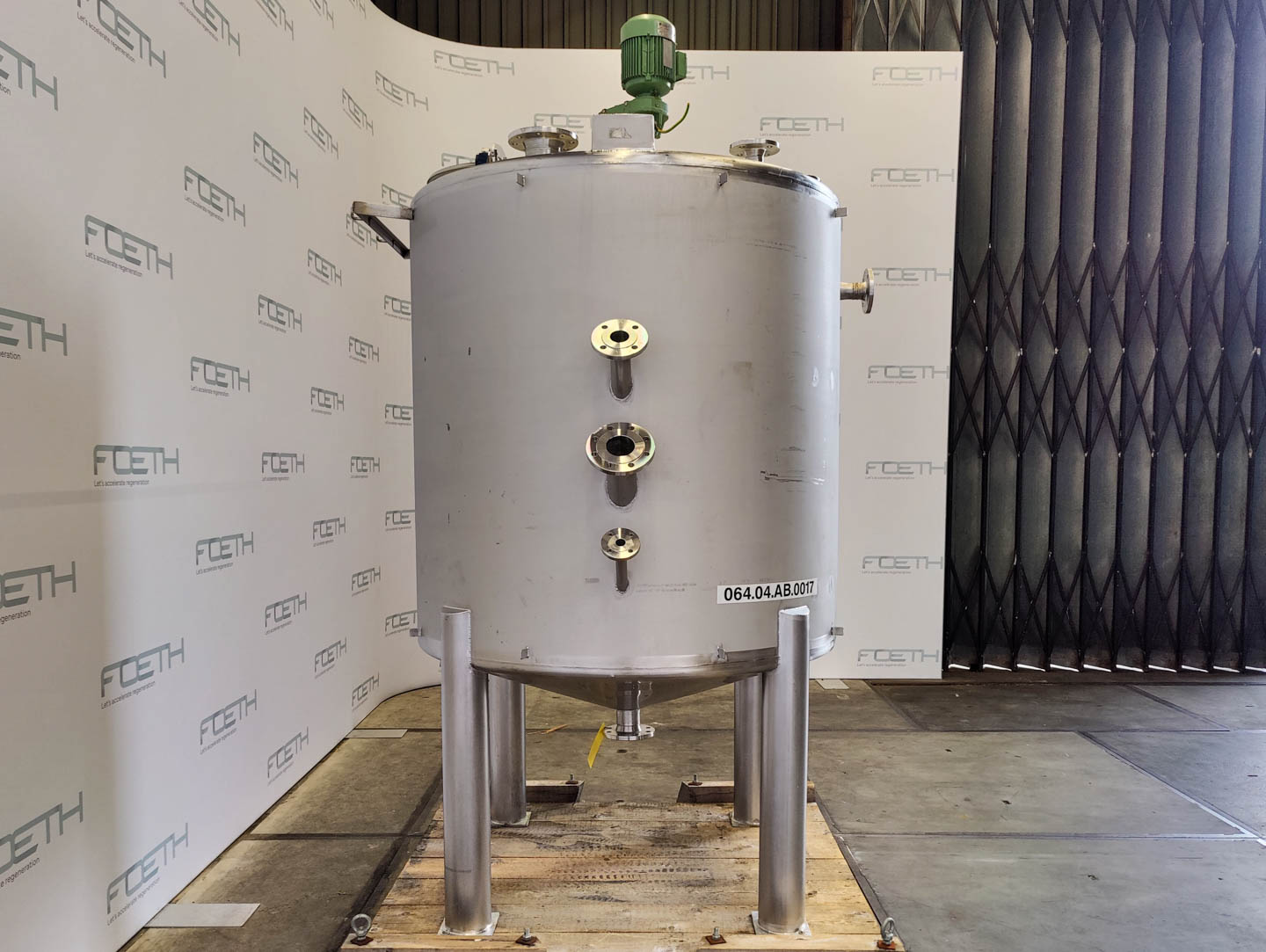 Maschine: ULLMANN 3000Ltr. with Martin empl mixer/stirrer - Stirring Rührkessel