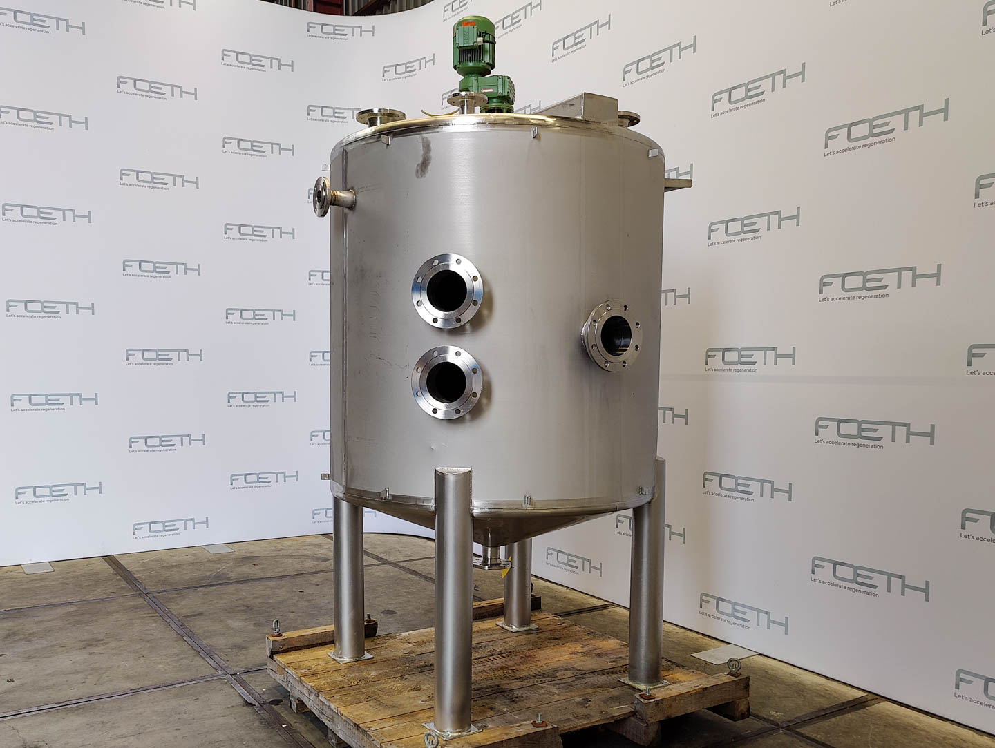 Maschine: ULLMANN 3000Ltr. with Martin empl mixer/stirrer - Stirring Rührkessel