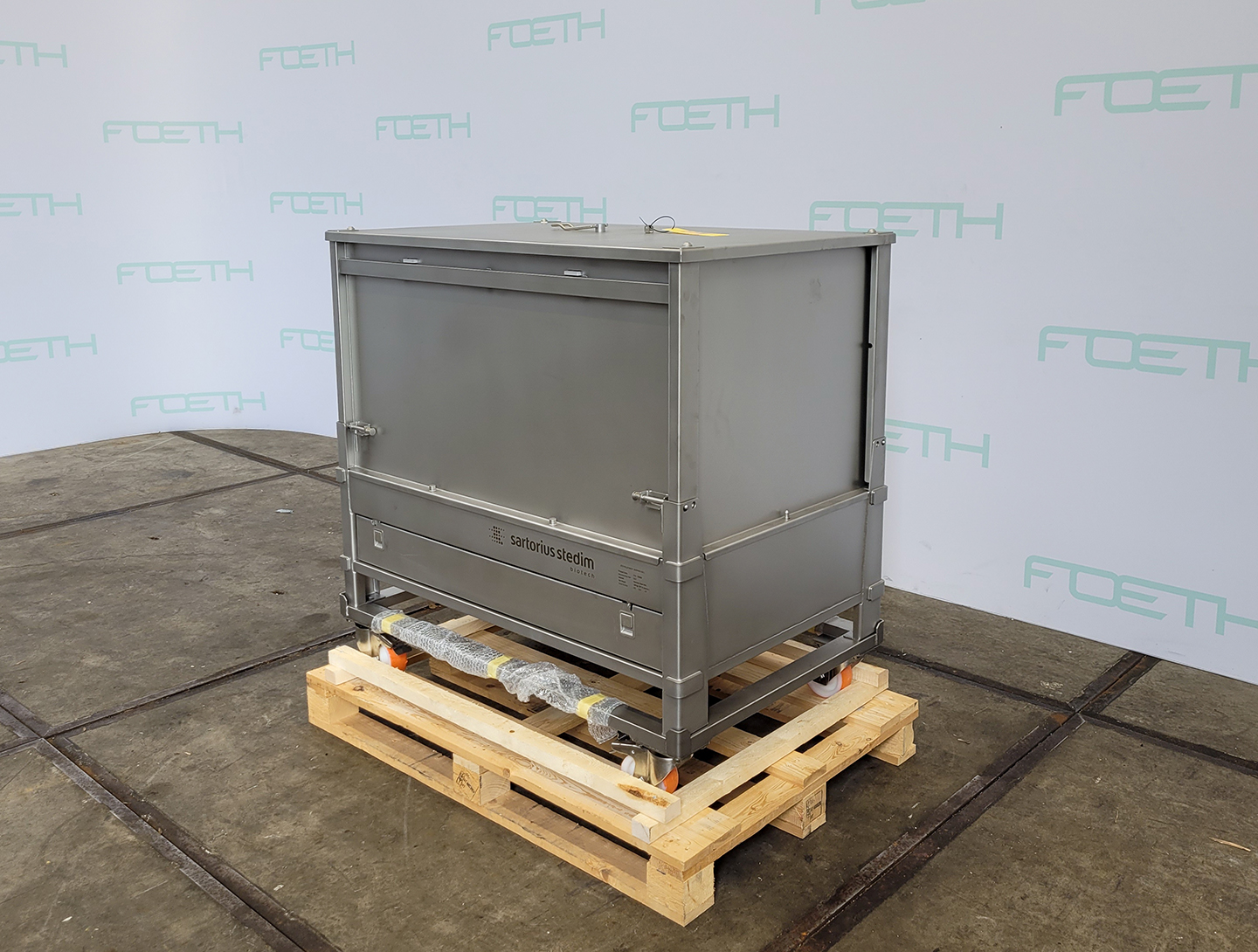 Maschine: SARTORIUS STEDIM SYSTEMS transport pallet tank 500 l - Silo Silos