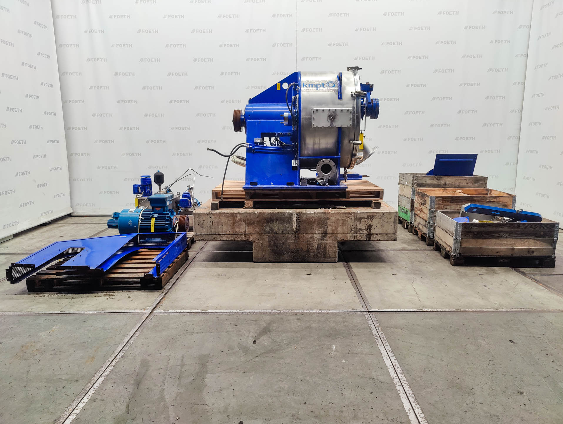 Maschine: ANDRITZ KMPT HZ-100/1.6 Si syphon type centrifuge - Peeling c Schälzentrifugen