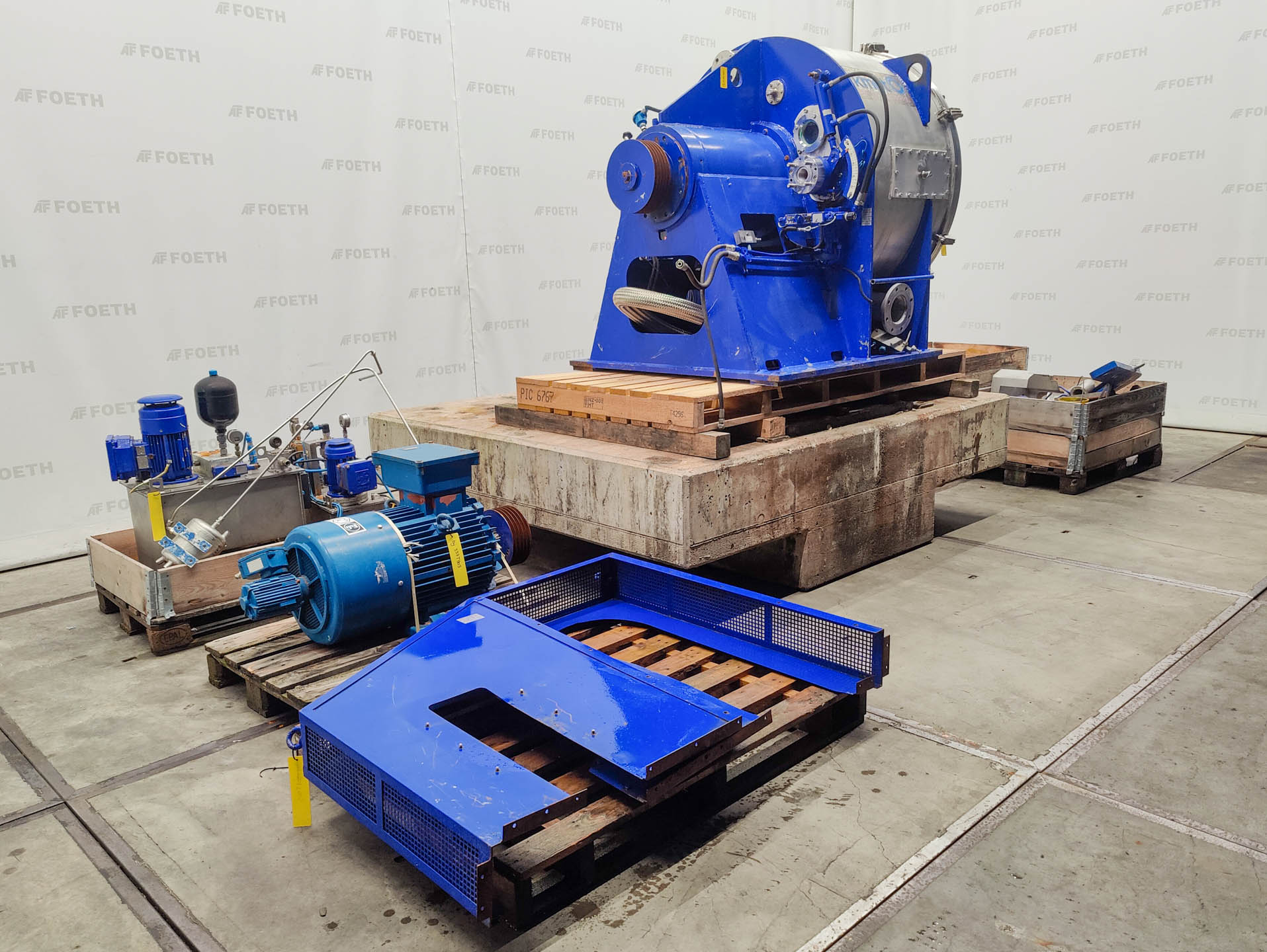 Maschine: ANDRITZ KMPT HZ-100/1.6 Si syphon type centrifuge - Peeling c Schälzentrifugen