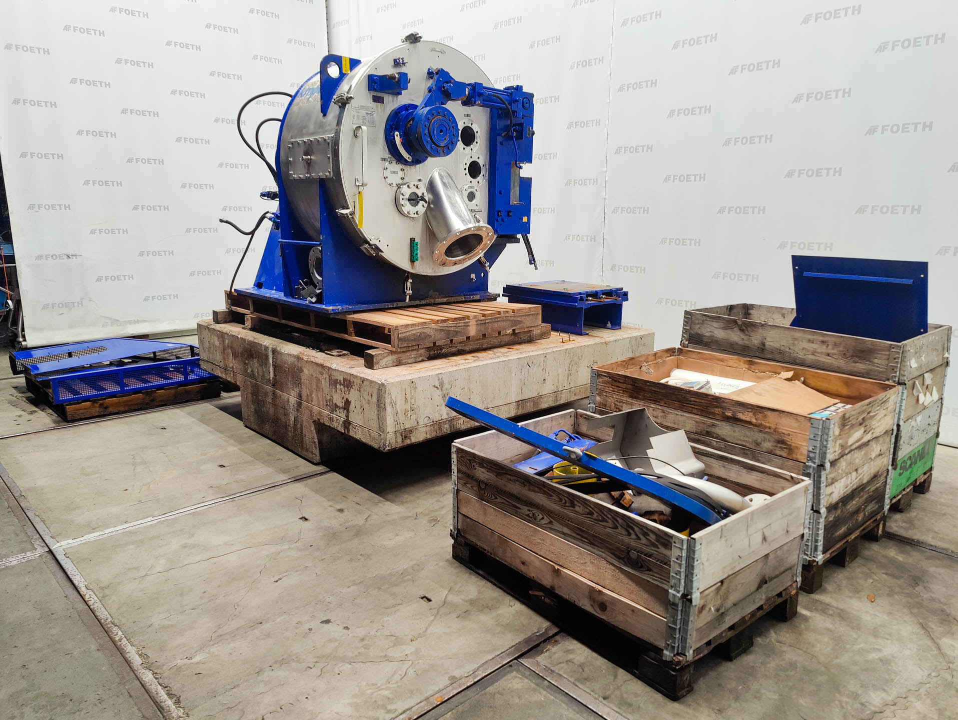 Maschine: ANDRITZ KMPT HZ-100/1.6 Si syphon type centrifuge - Peeling c Schälzentrifugen