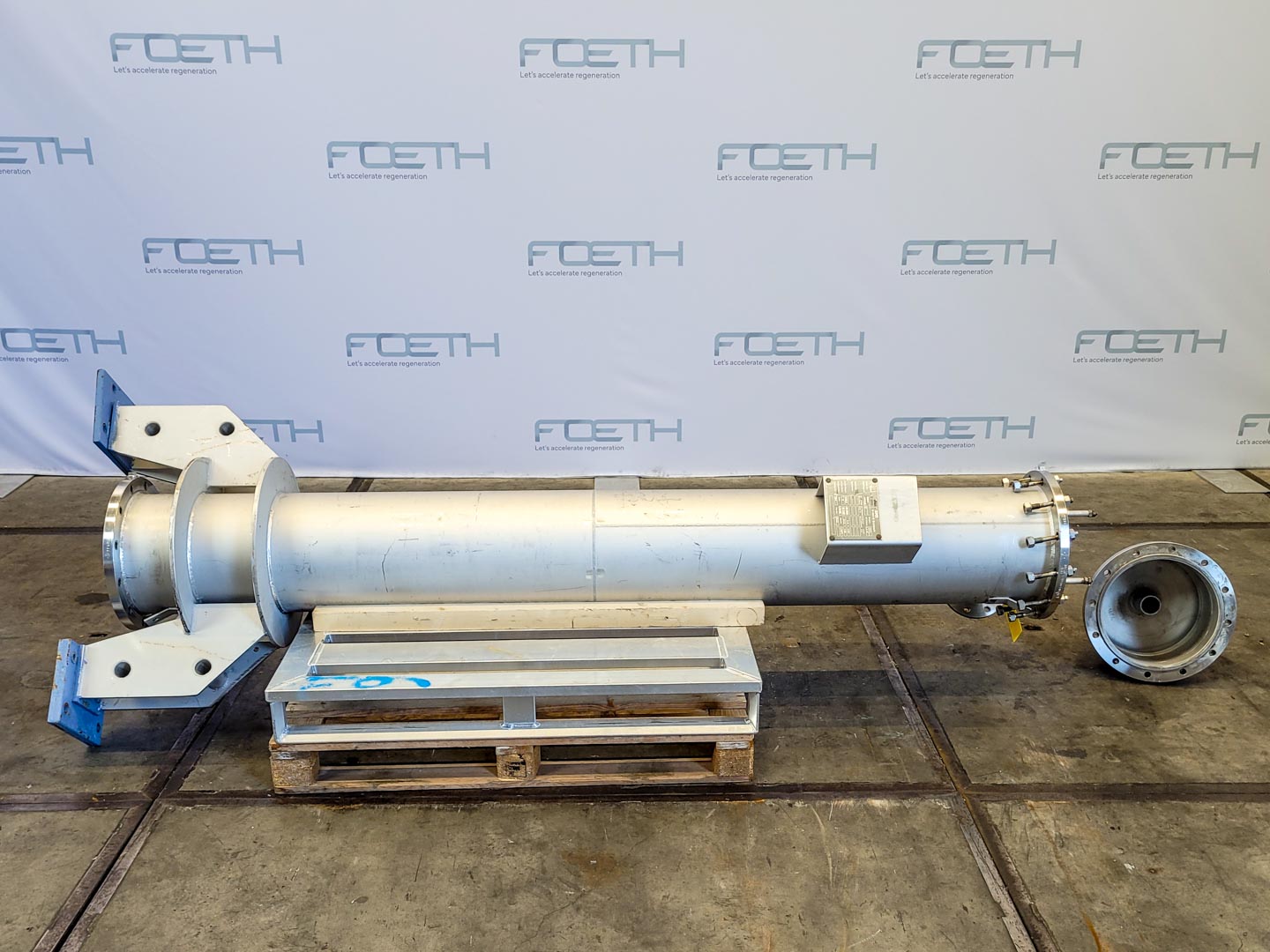 Maschine: BUSS-SMS 4,3 m² - Falling film evaporator Fallstromverdampfer