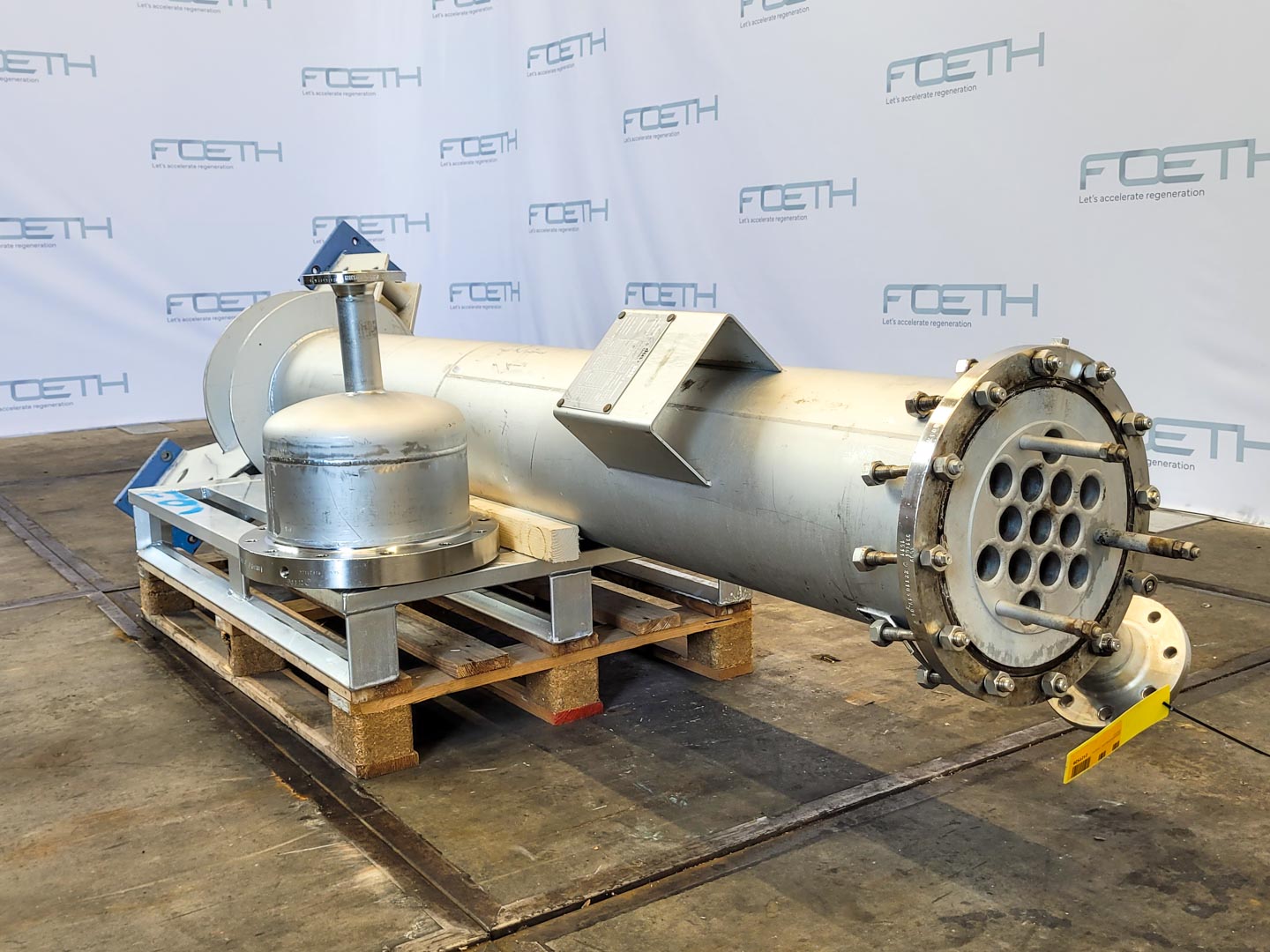 Maschine: BUSS-SMS 4,3 m² - Falling film evaporator Fallstromverdampfer