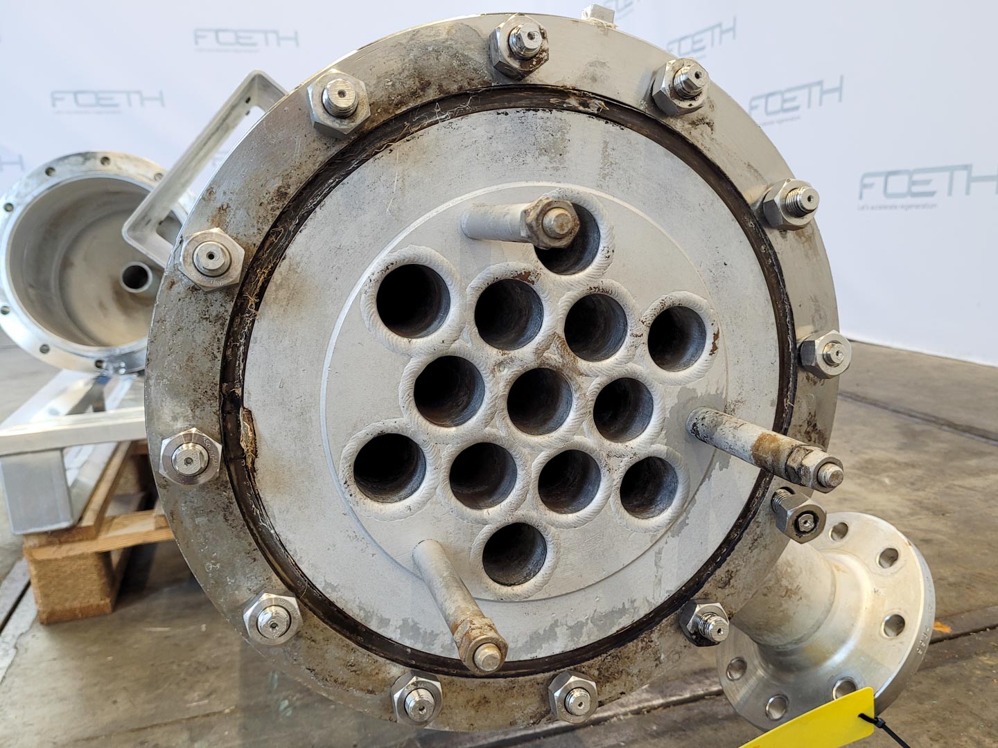 Maschine: BUSS-SMS 4,3 m² - Falling film evaporator Fallstromverdampfer