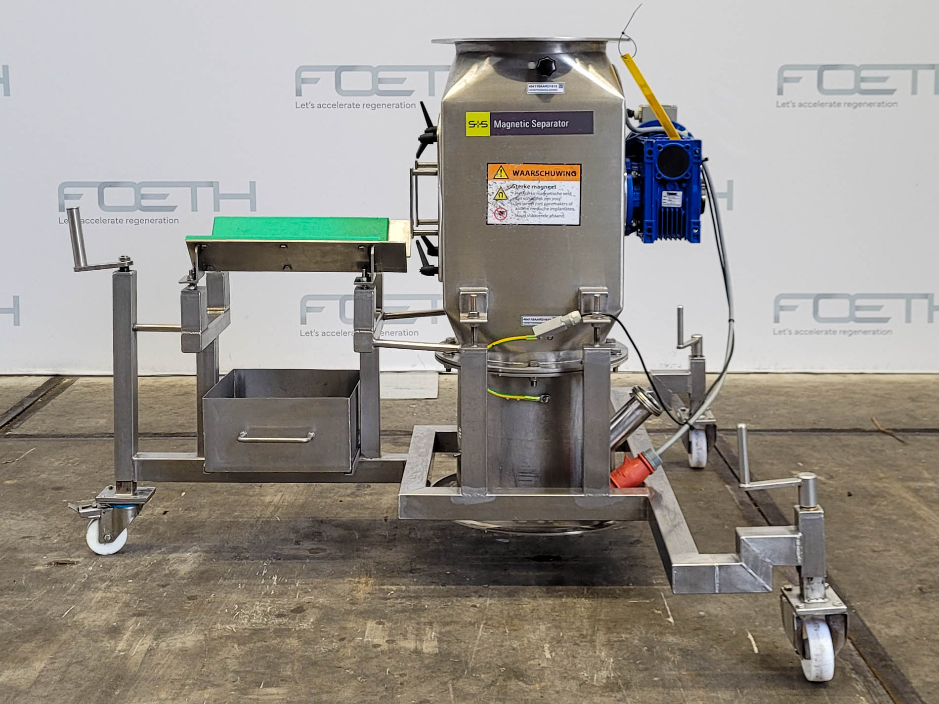 Maschine: S+S SESOTEC RX9-E-0300-M magnetic separator - Metal detector Metalldetektoren