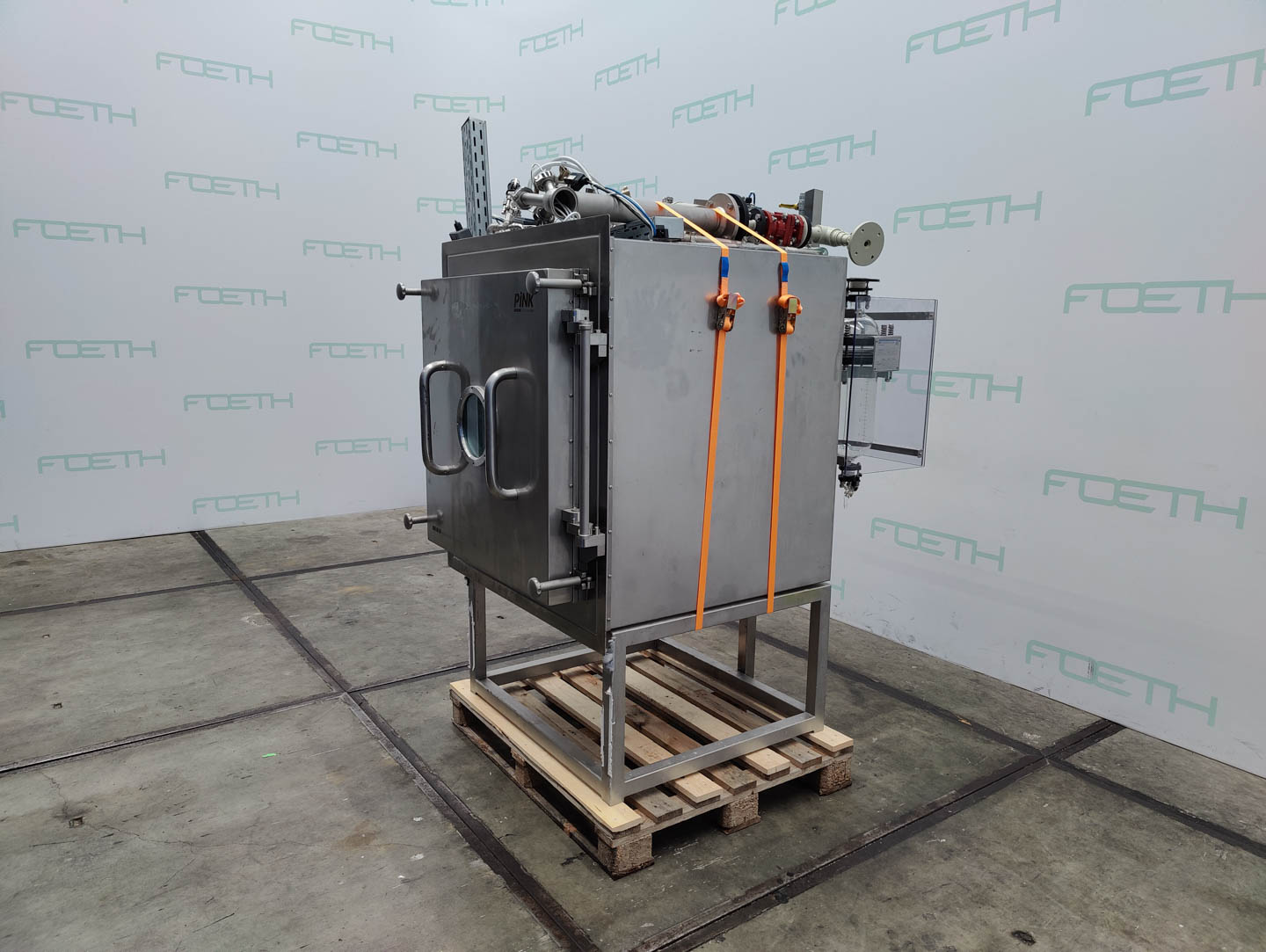 Maschine: PINK WERTHEIM VSD 650-650-120-6 2,53m²(Hastelloy C-22) - Tray dr Trockenschranken