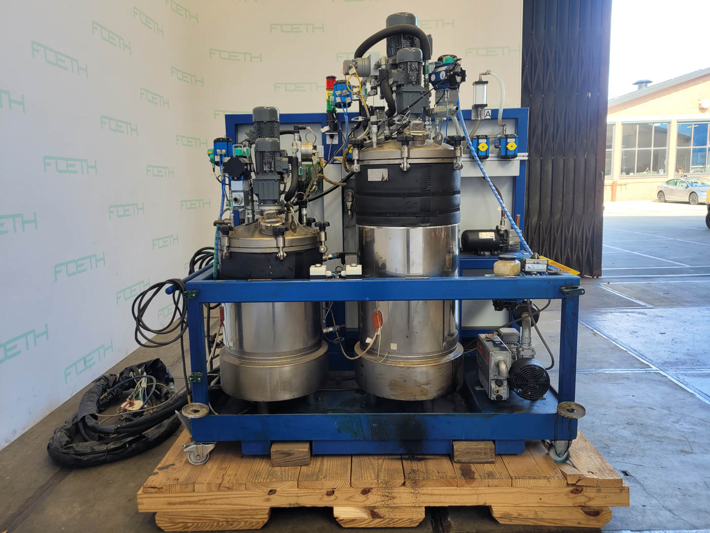 Maschine: TARTLER Nodopur VS-VF-2K (mixing and dosing) - Hot mixer Heissmischer