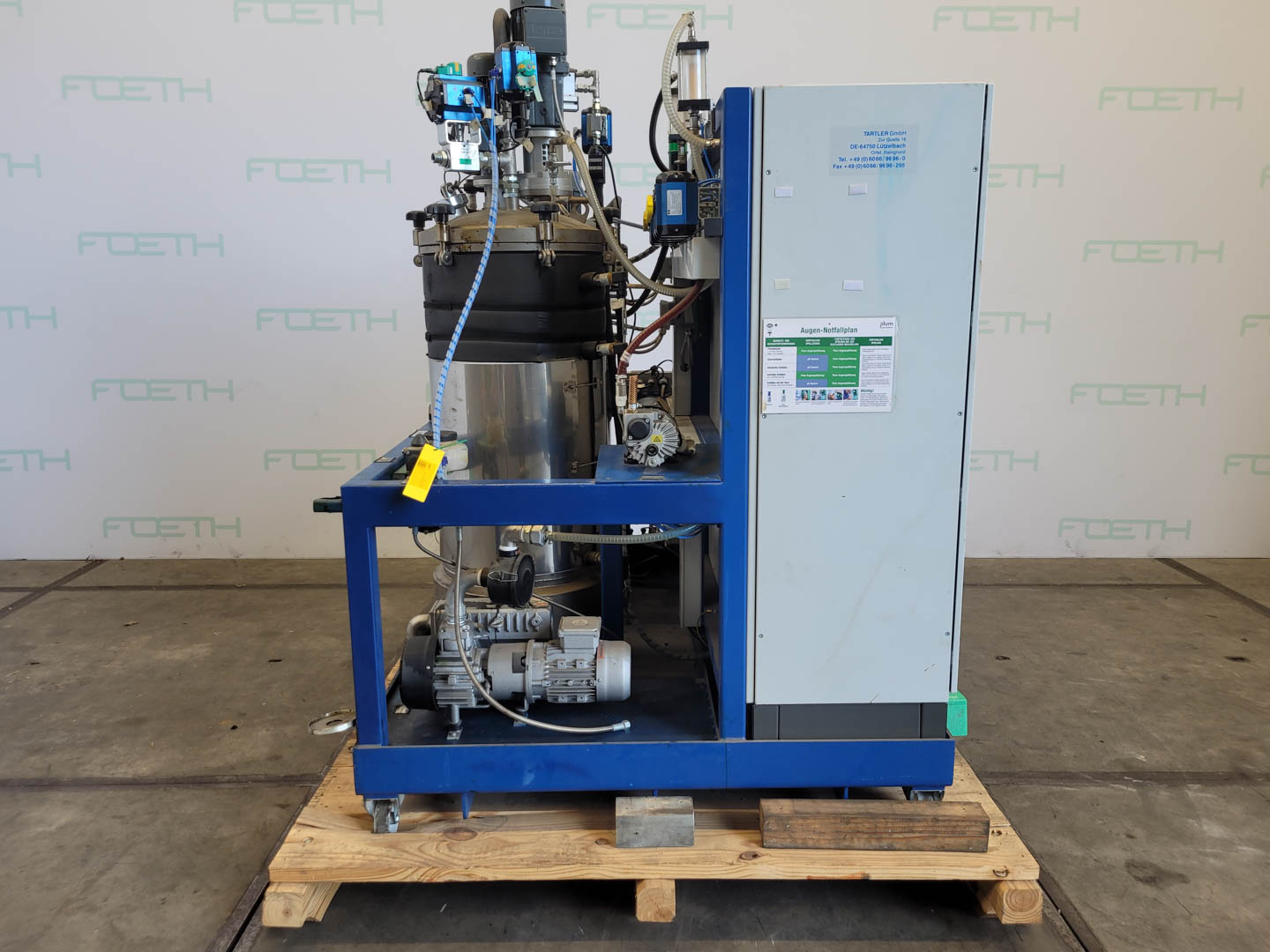 Maschine: TARTLER Nodopur VS-VF-2K (mixing and dosing) - Hot mixer Heissmischer