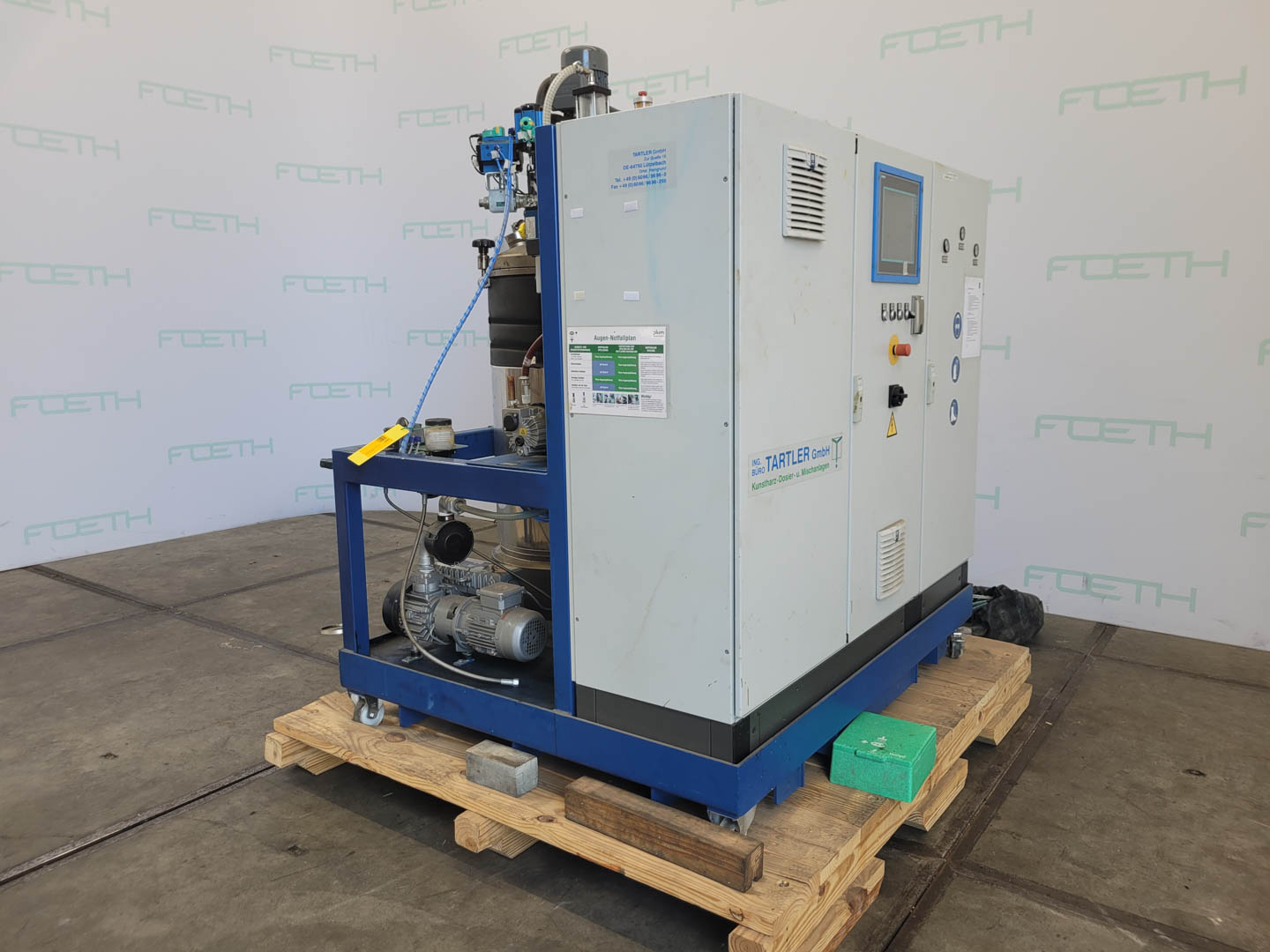 Maschine: TARTLER Nodopur VS-VF-2K (mixing and dosing) - Hot mixer Heissmischer