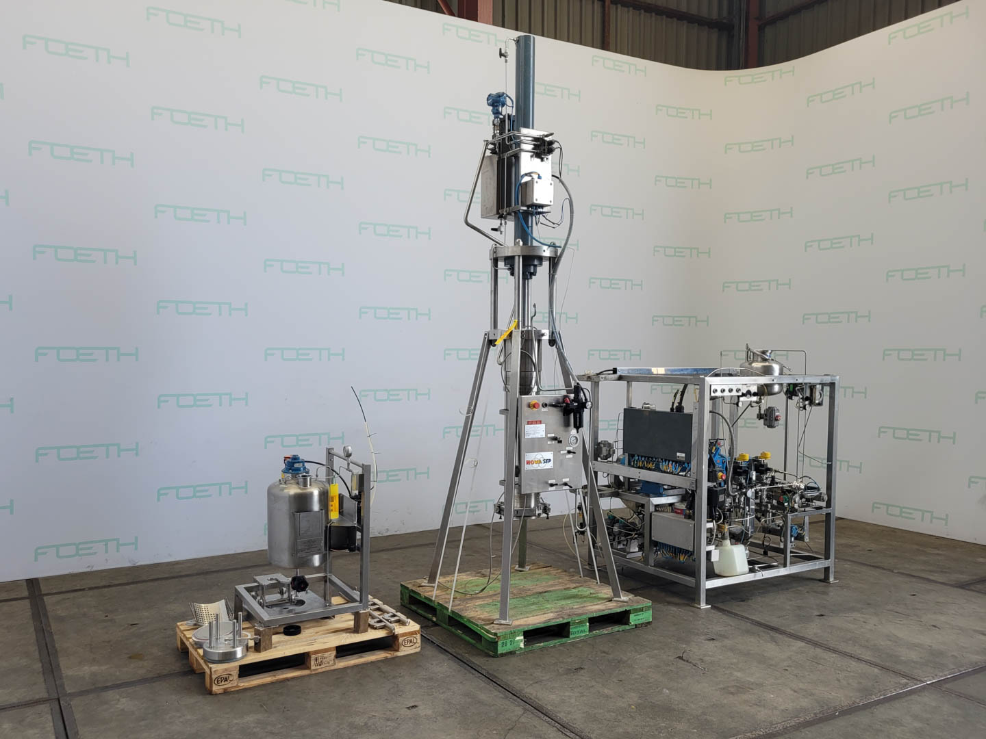 Maschine: NOVASEP LC200 x 1000VE70 Preparative High-Performance Liqu Extraktionsgeräte