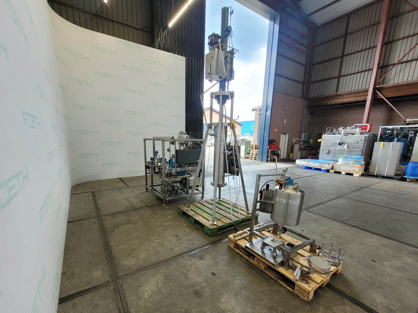 Maschine: NOVASEP LC200 x 1000VE70 Preparative High-Performance Liqu Extraktionsgeräte