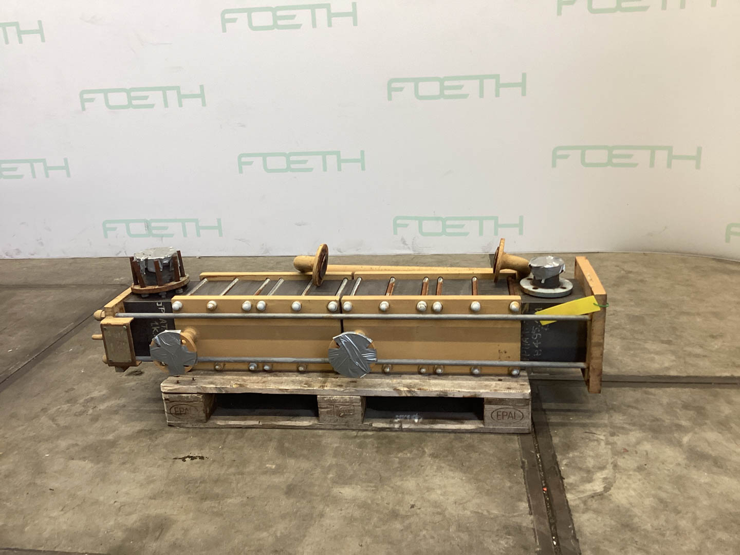 Maschine: VICARB DEUTSCHLAND Block Graphite 2 m² - Shell and tube heat exchan Rohrbündelwärmetauscher