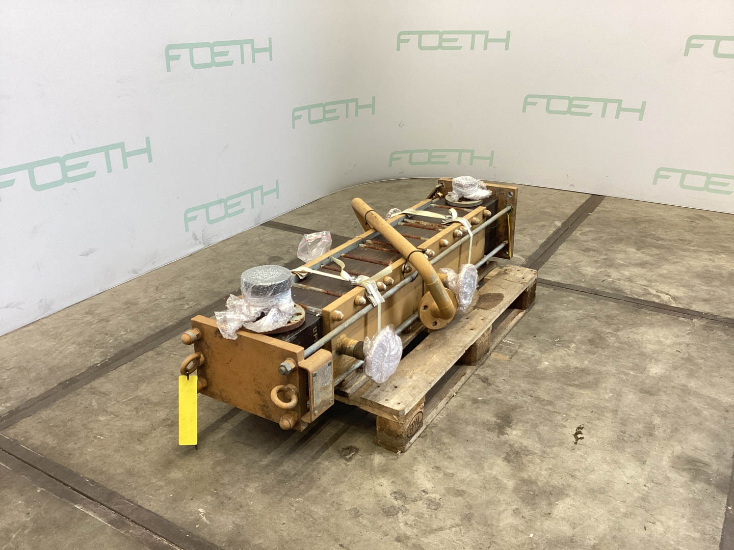 Maschine: VICARB DEUTSCHLAND Block Graphite 2 m² - Shell and tube heat exchan Rohrbündelwärmetauscher