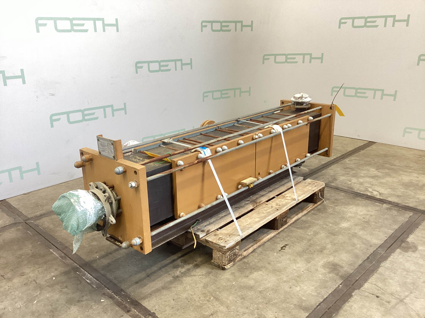 Maschine: VICARB DEUTSCHLAND Block Graphite 16,2 m2 - Shell and tube heat exc Rohrbündelwärmetauscher