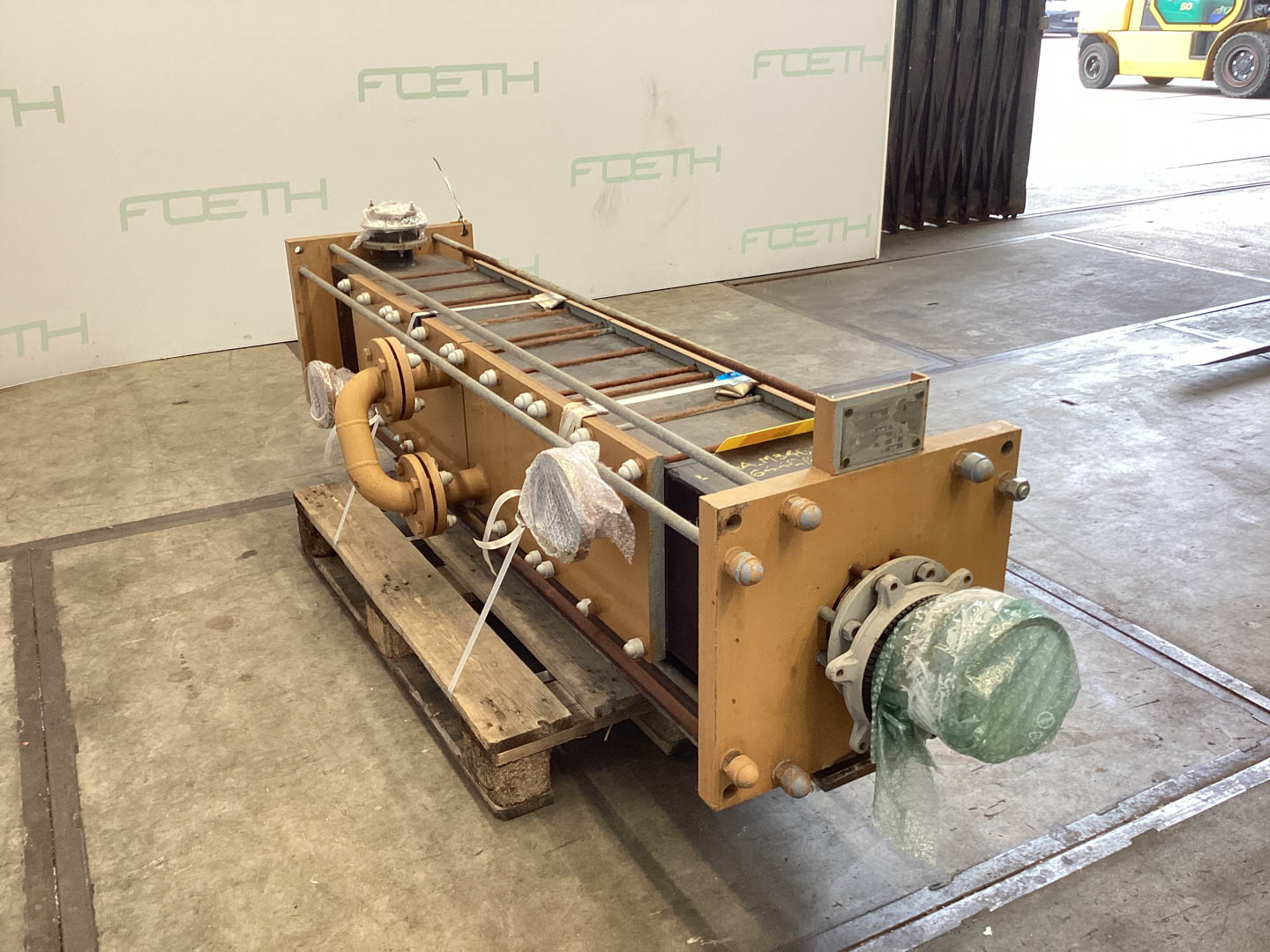 Maschine: VICARB DEUTSCHLAND Block Graphite 16,2 m2 - Shell and tube heat exc Rohrbündelwärmetauscher