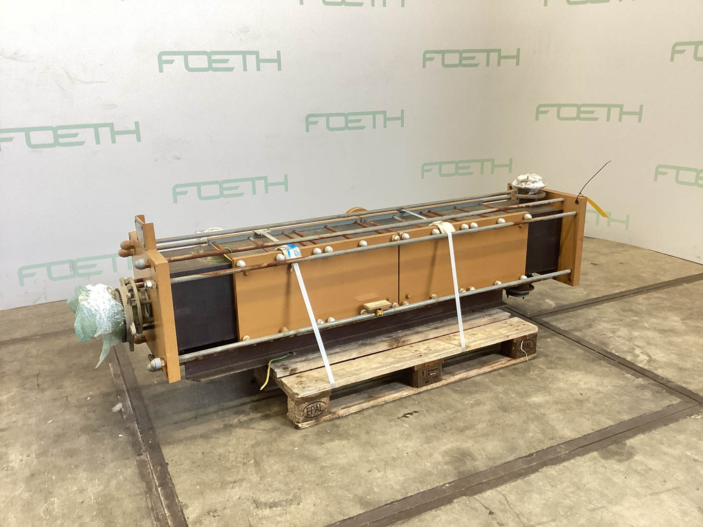 Maschine: VICARB DEUTSCHLAND Block Graphite 16,2 m2 - Shell and tube heat exc Rohrbündelwärmetauscher