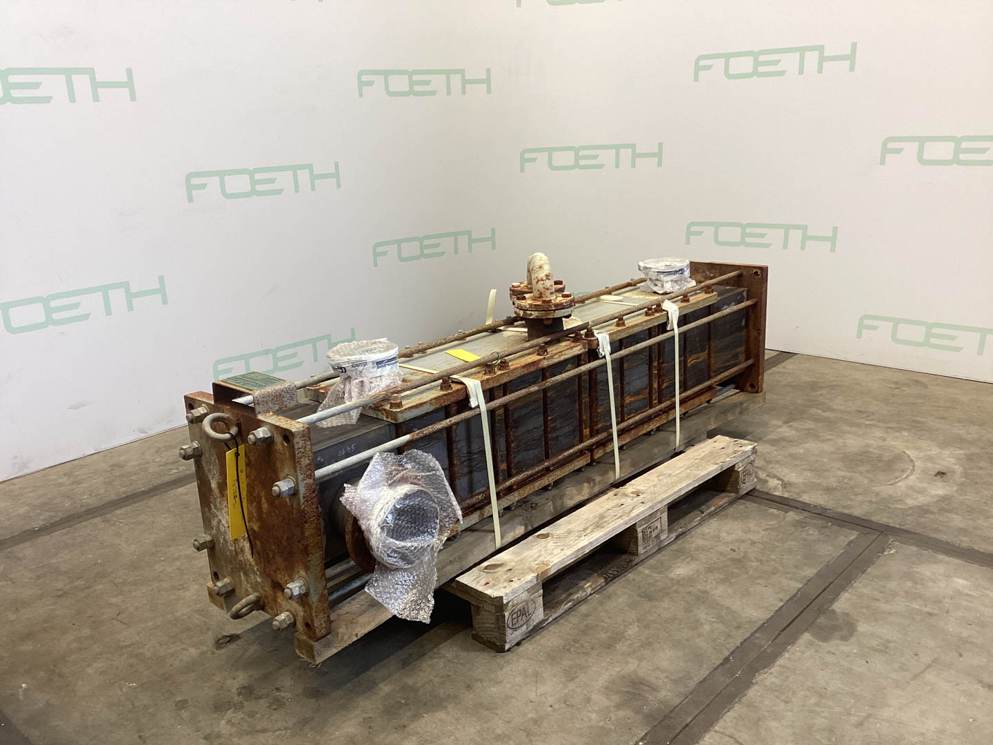 Maschine: SGL CARBON EC-3/100-2 - Shell and tube heat exchanger Rohrbündelwärmetauscher