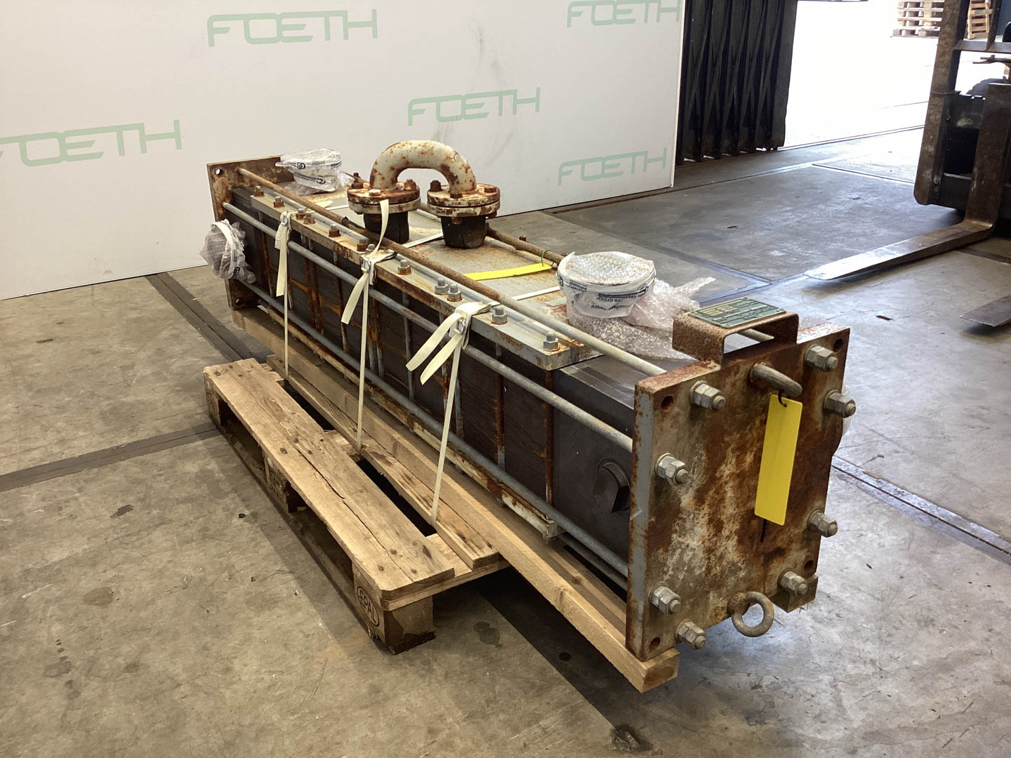 Maschine: SGL CARBON EC-3/100-2 - Shell and tube heat exchanger Rohrbündelwärmetauscher