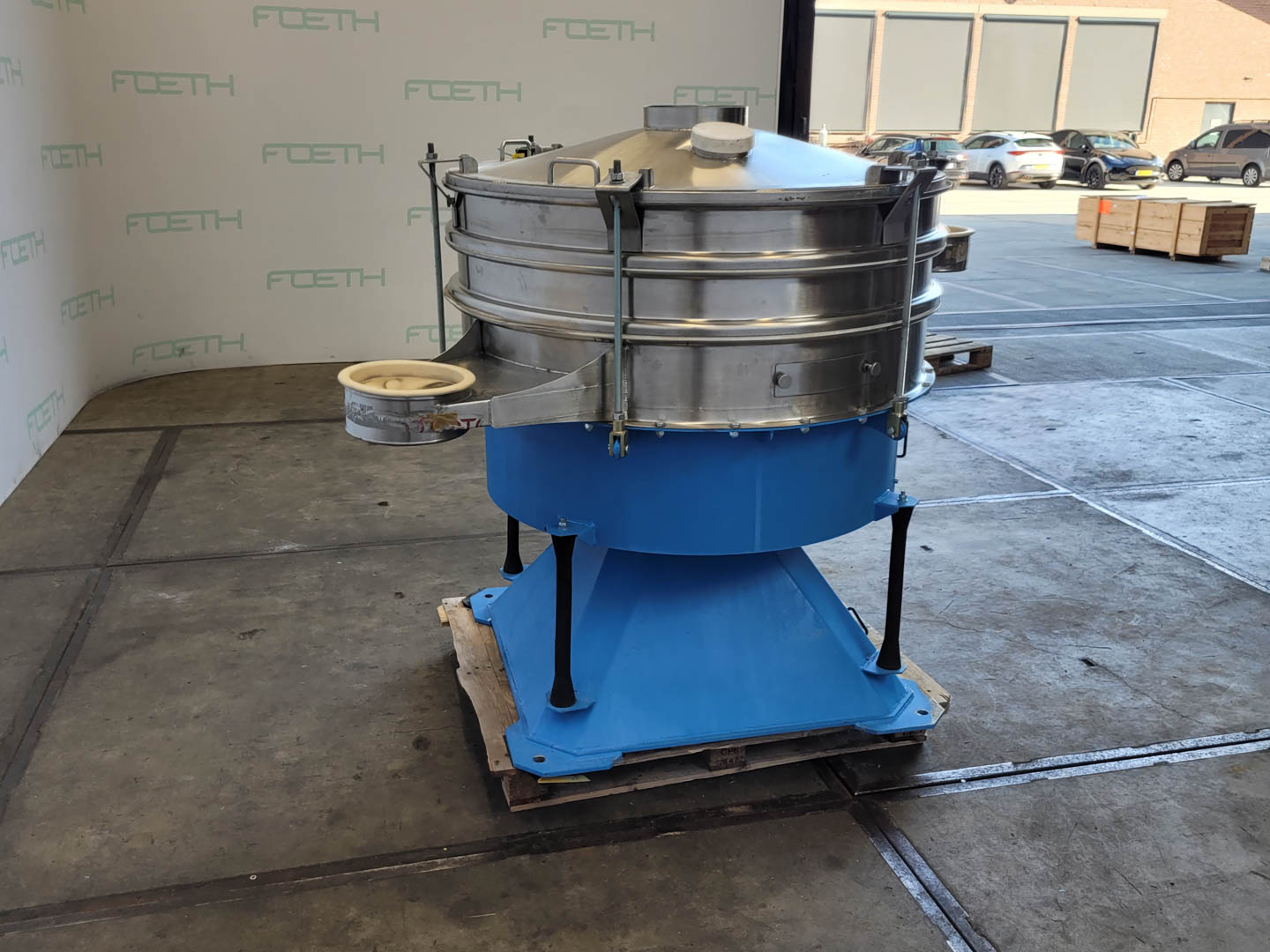 Maschine: VIBROWEST VAN-1200 6-6-6/C - Tumbler screener Taumelsiebmaschinen