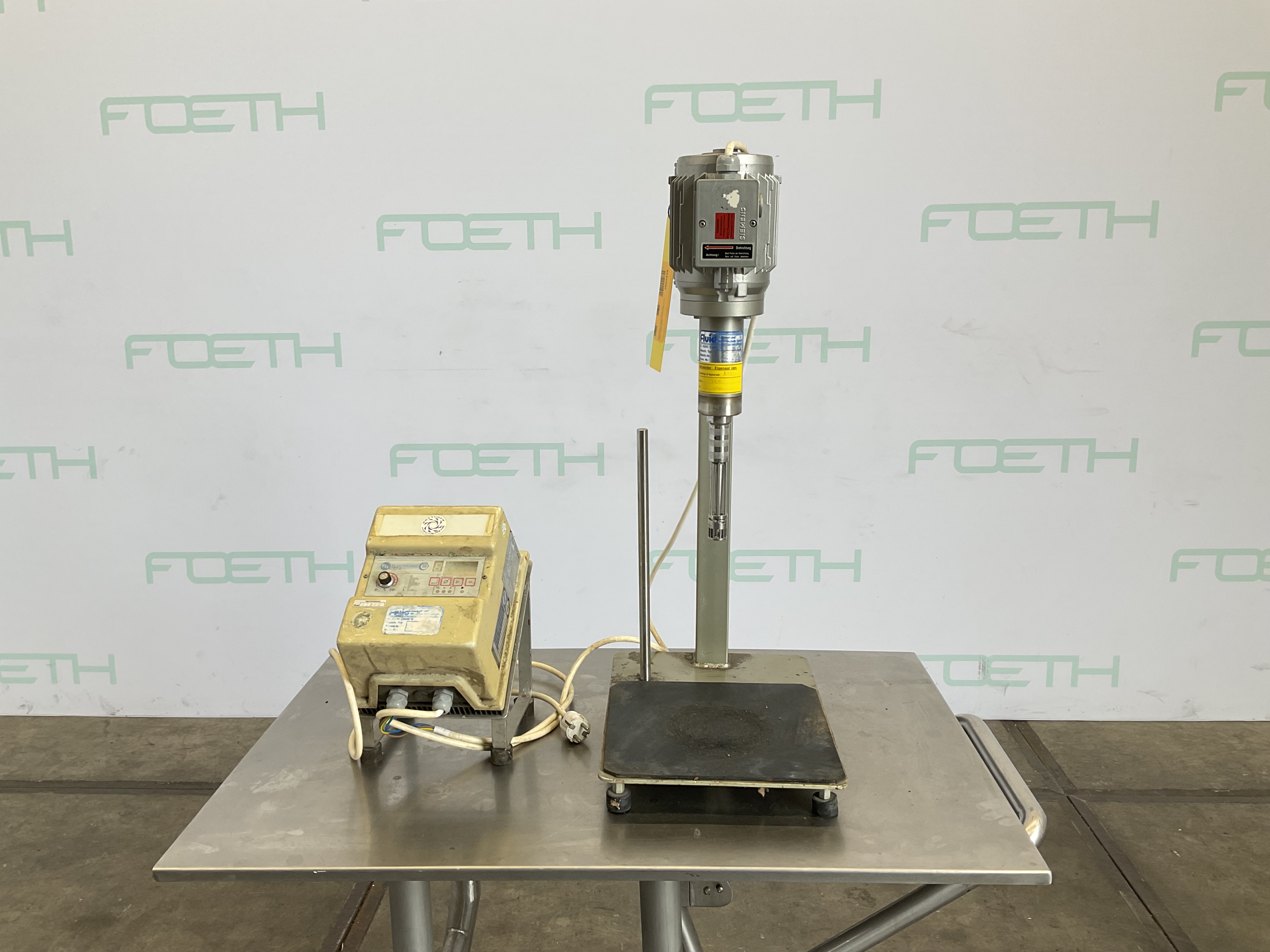 Maschine: FLUID PUMPEN UND MISCHTECHNIK  ESSEN High shear mixer - Stirrer Rührwerke