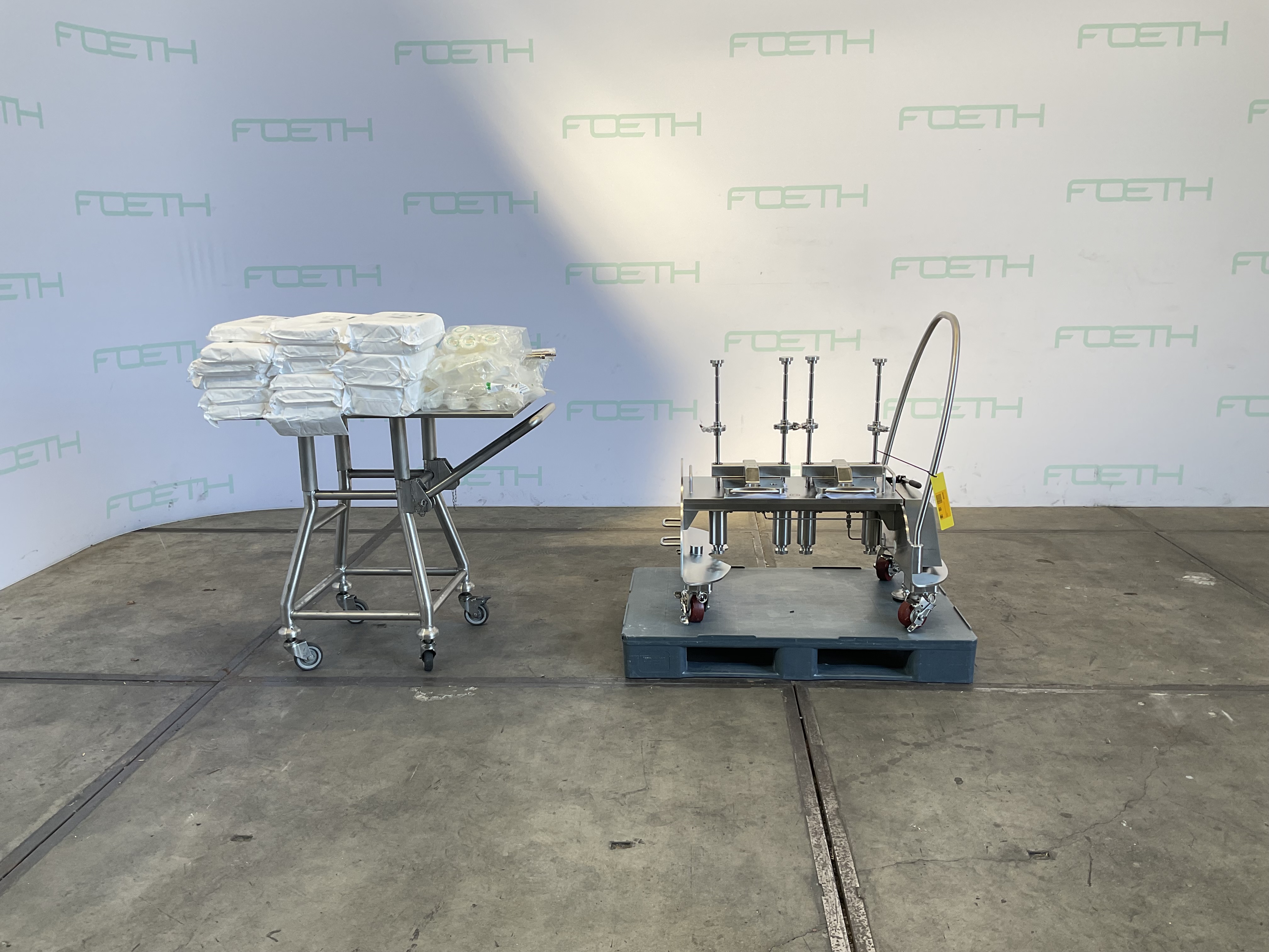 Maschine: MERCK viresolve pro - Horizontal plate filter Horizontalplattenfilter