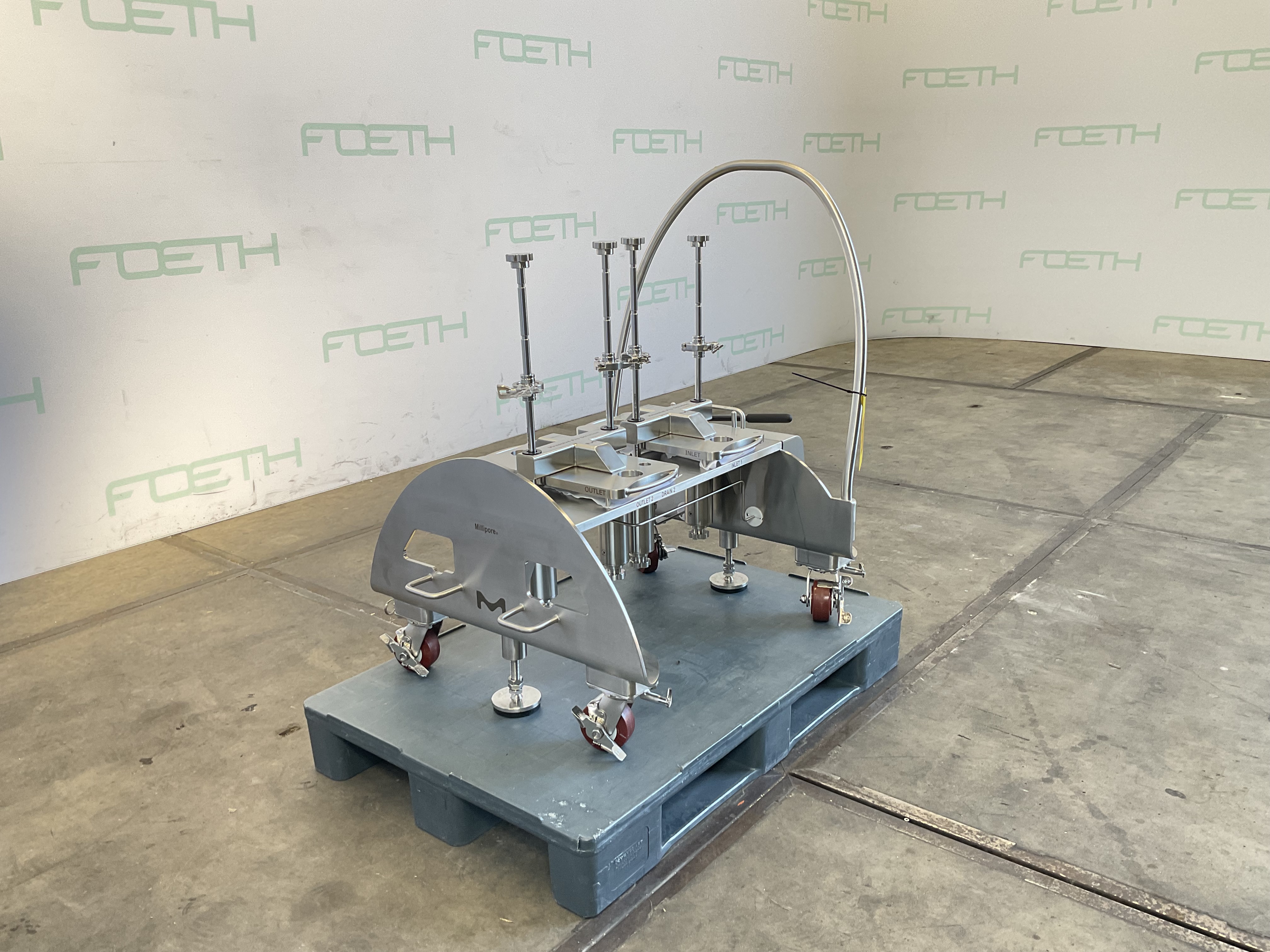 Maschine: MERCK viresolve pro - Horizontal plate filter Horizontalplattenfilter