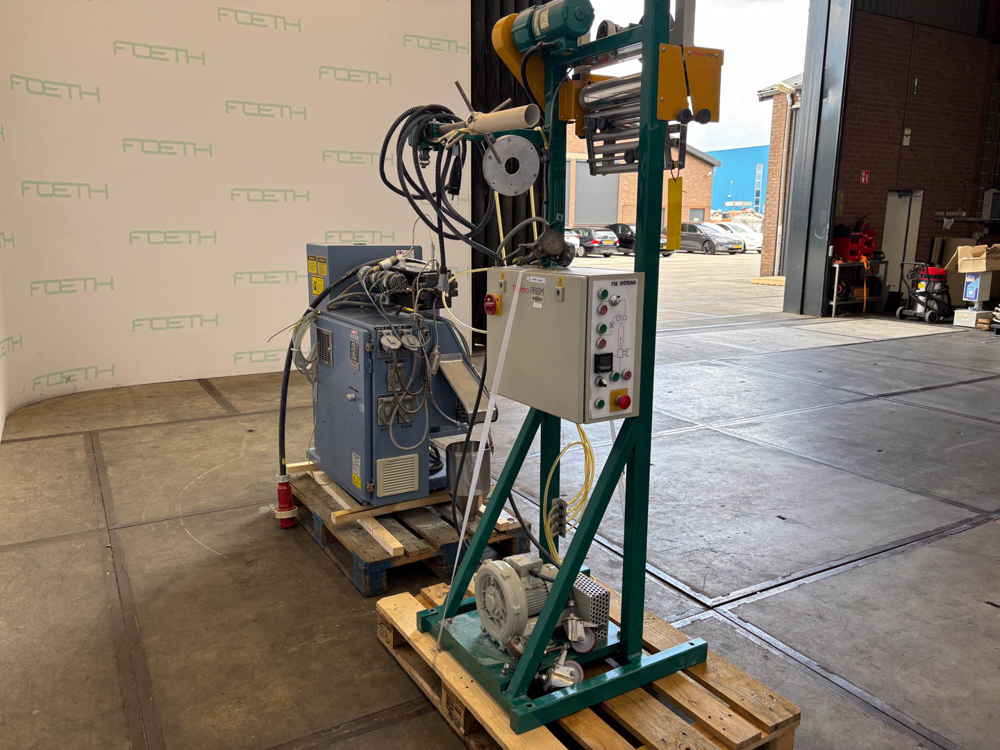 Maschine: KILLION KL-075 with Prism Blow film dye - Single screw ext Einschneckenextruder