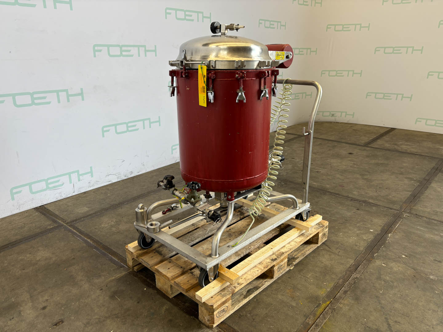 Maschine: GAUTHIER 9 plate 1,35m² - Horizontal plate filter Horizontalplattenfilter