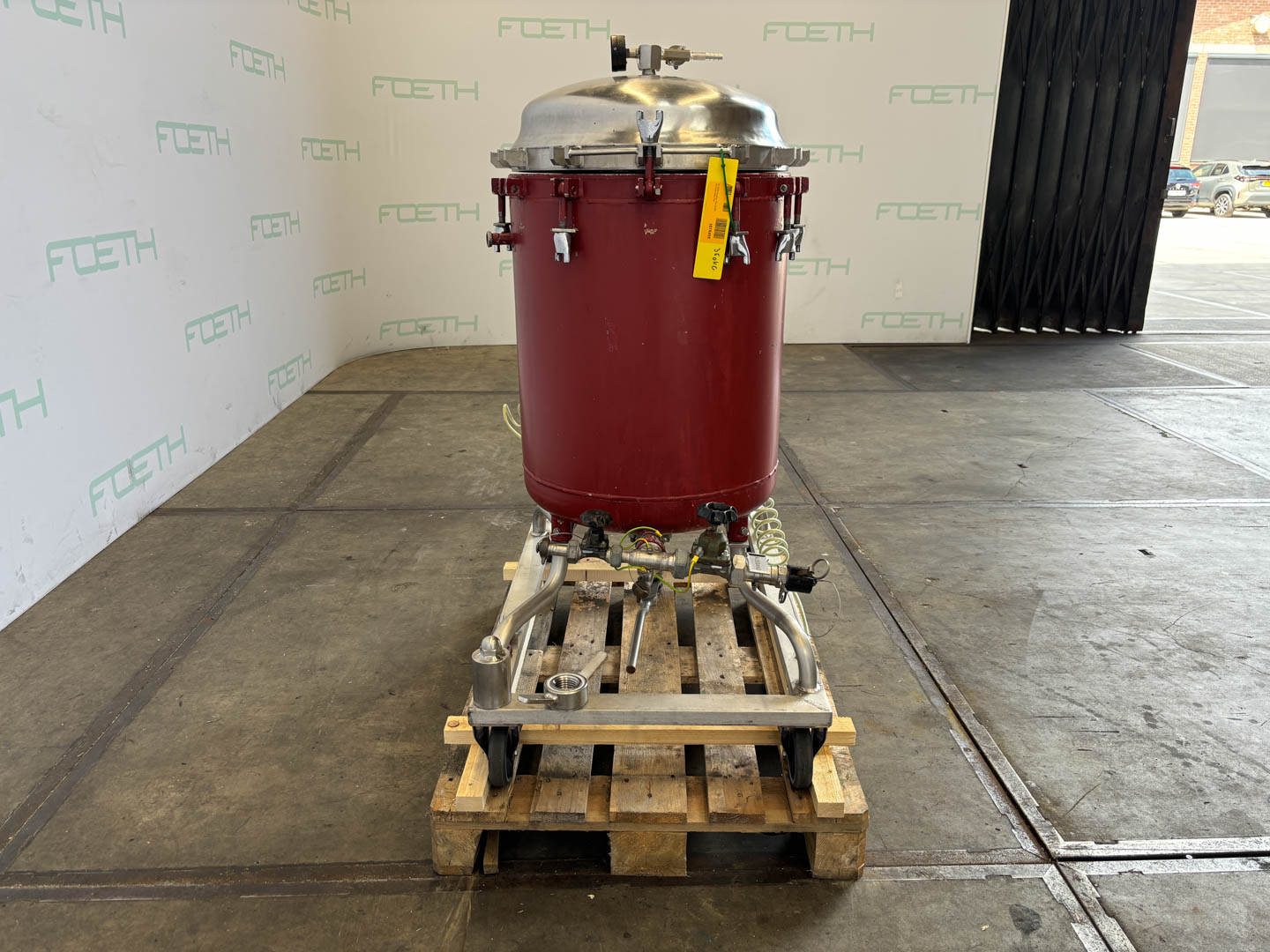 Maschine: GAUTHIER 9 plate 1,35m² - Horizontal plate filter Horizontalplattenfilter