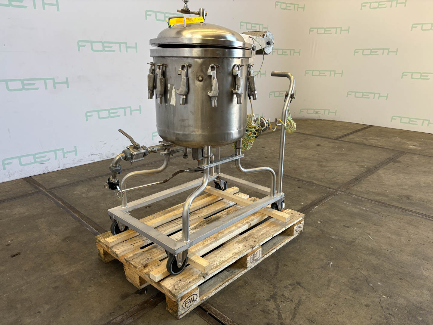 Maschine: GAUTHIER 7 plate 1,05m² - Horizontal plate filter Horizontalplattenfilter