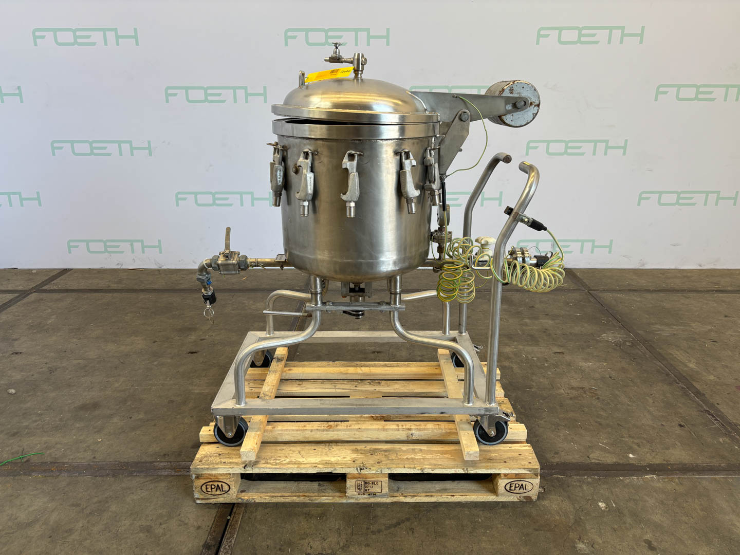 Maschine: GAUTHIER 7 plate 1,05m² - Horizontal plate filter Horizontalplattenfilter