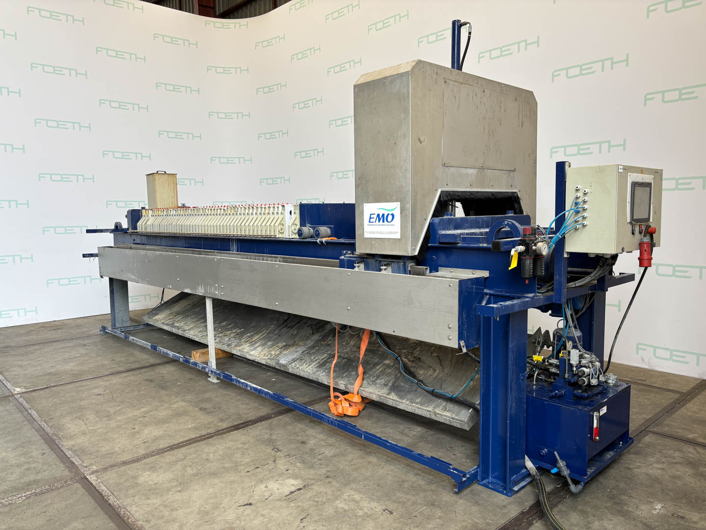 Maschine: EMO FPAC 800 46m² - Filterpress Filterpressen