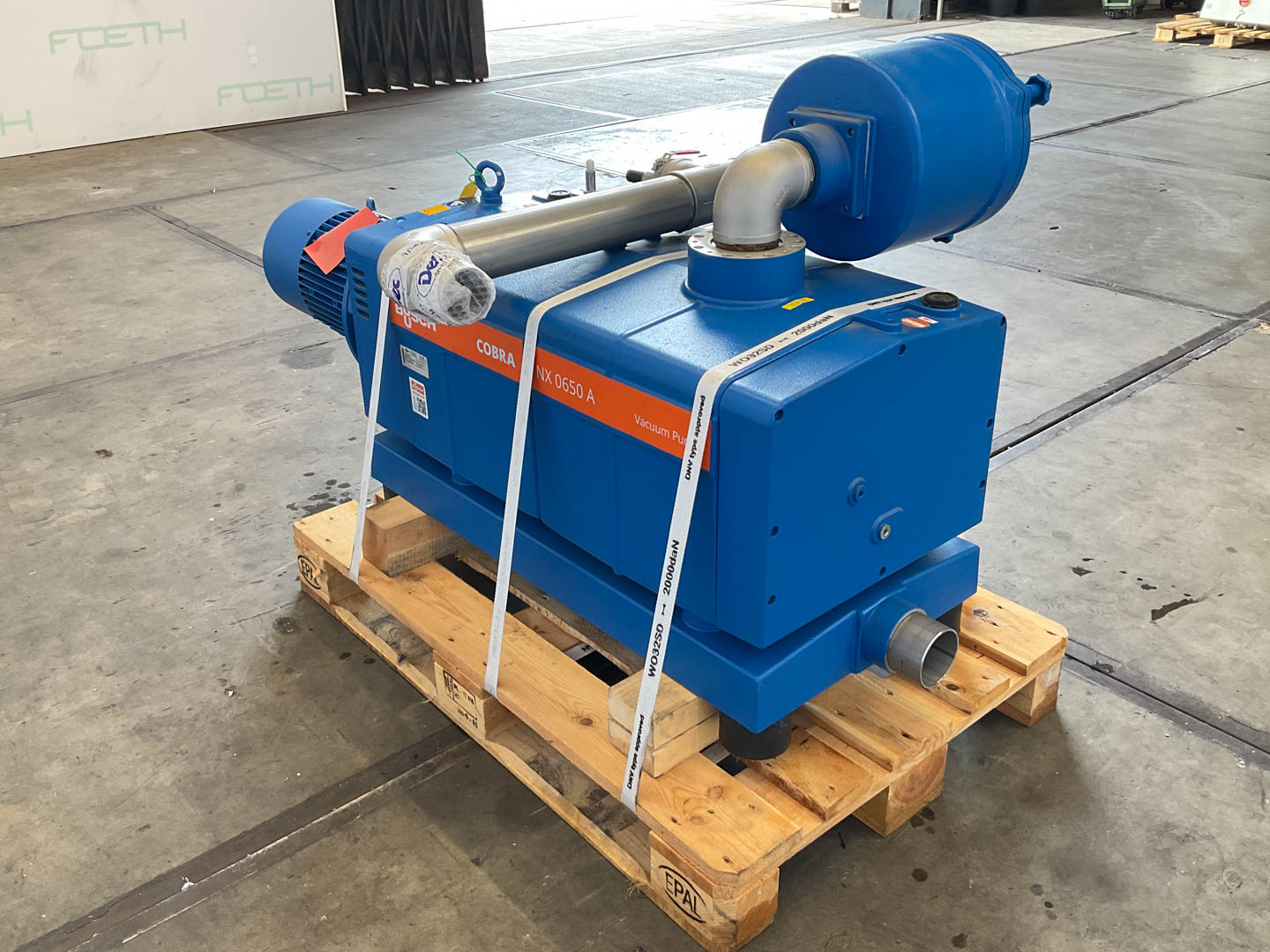 Maschine: BUSCH Cobra NX0650 A LZ1 Unused dry running - Vacuum p Vakuumpumpen