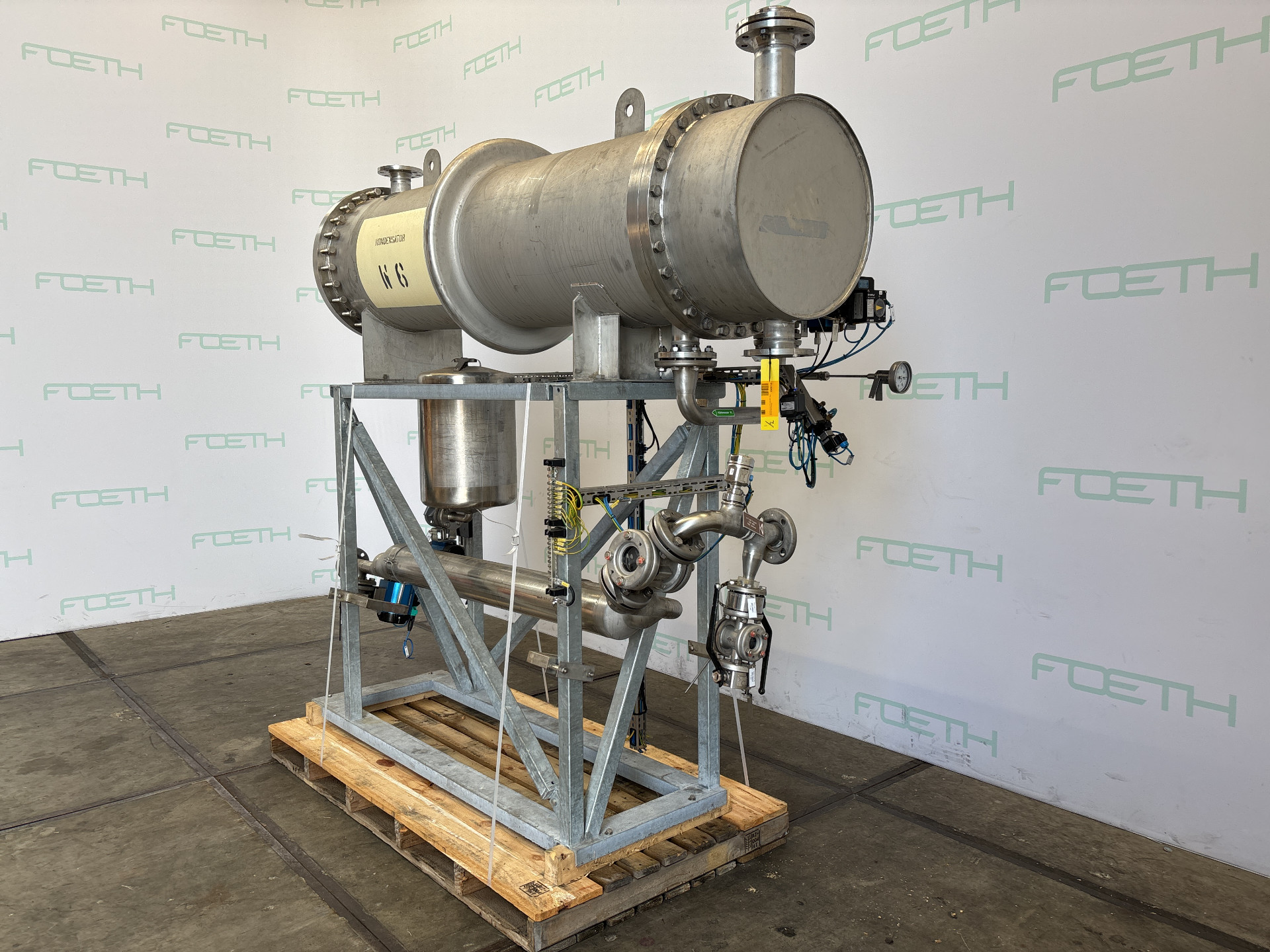 Maschine: IGEFA WEINBRENNER 061U-600-600 - Shell and tube heat exchanger Rohrbündelwärmetauscher