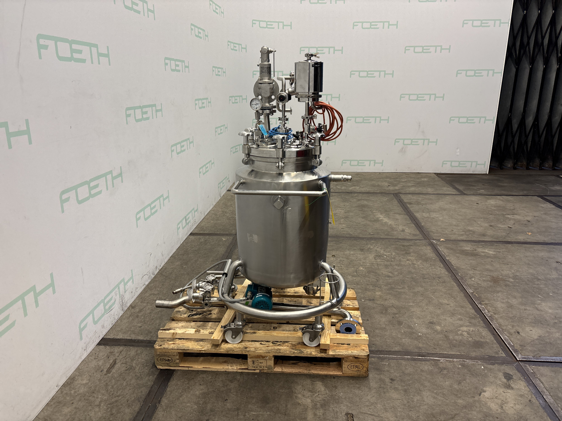 Maschine: BAUMGARTNER Pharma Reactor 60 L - Stainless Steel Reactor Edelstahlreaktoren