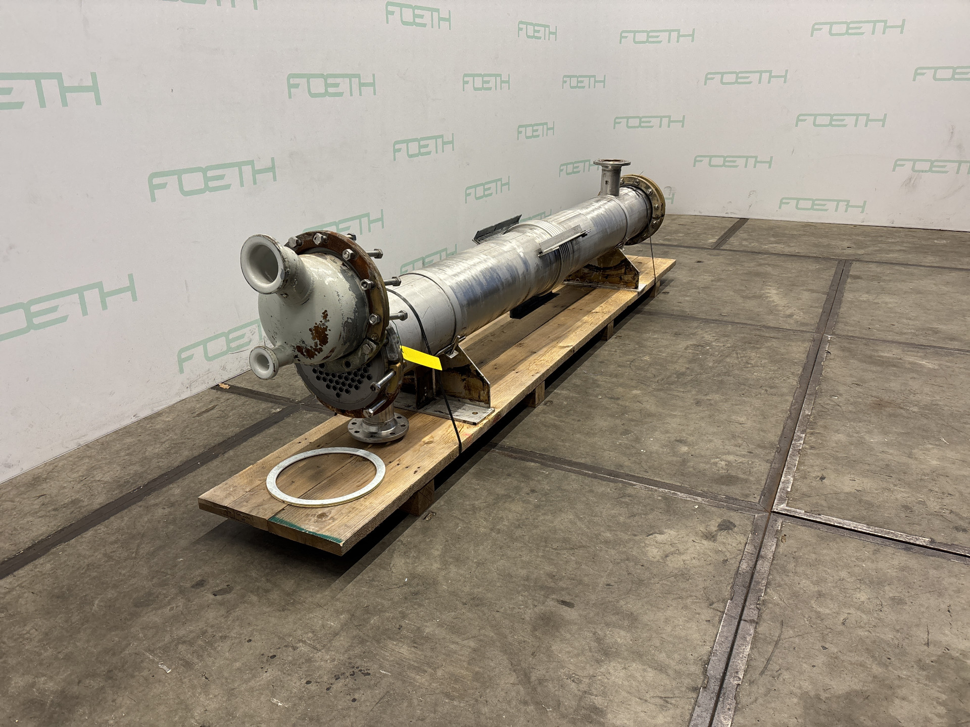 Maschine: ASE APPARATEBAU  CHEMNITZ 16m2 WT Tantal - Shell and tube heat exchanger Rohrbündelwärmetauscher