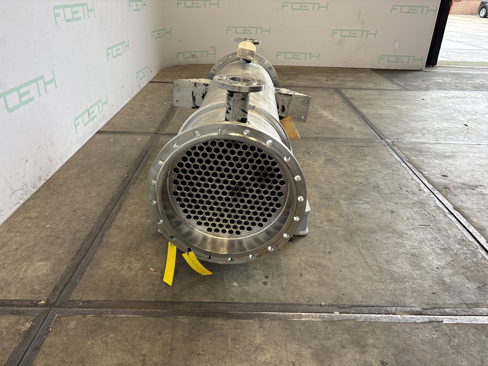 Maschine: ZüRCHER APPARATEBAU 25 m² (tubes Hastelloy C22) - Shell and tube heat Rohrbündelwärmetauscher