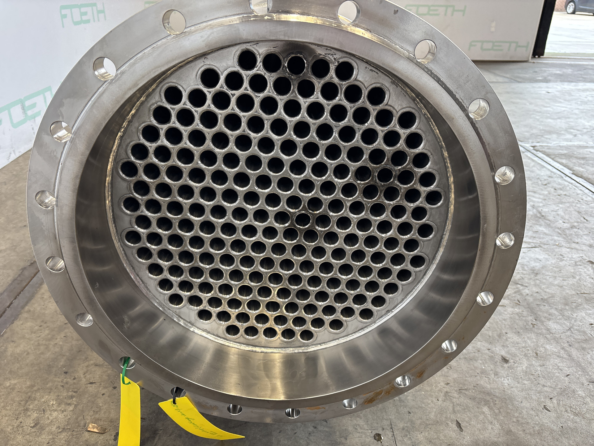 Maschine: ZüRCHER APPARATEBAU 25 m² (tubes Hastelloy C22) - Shell and tube heat Rohrbündelwärmetauscher