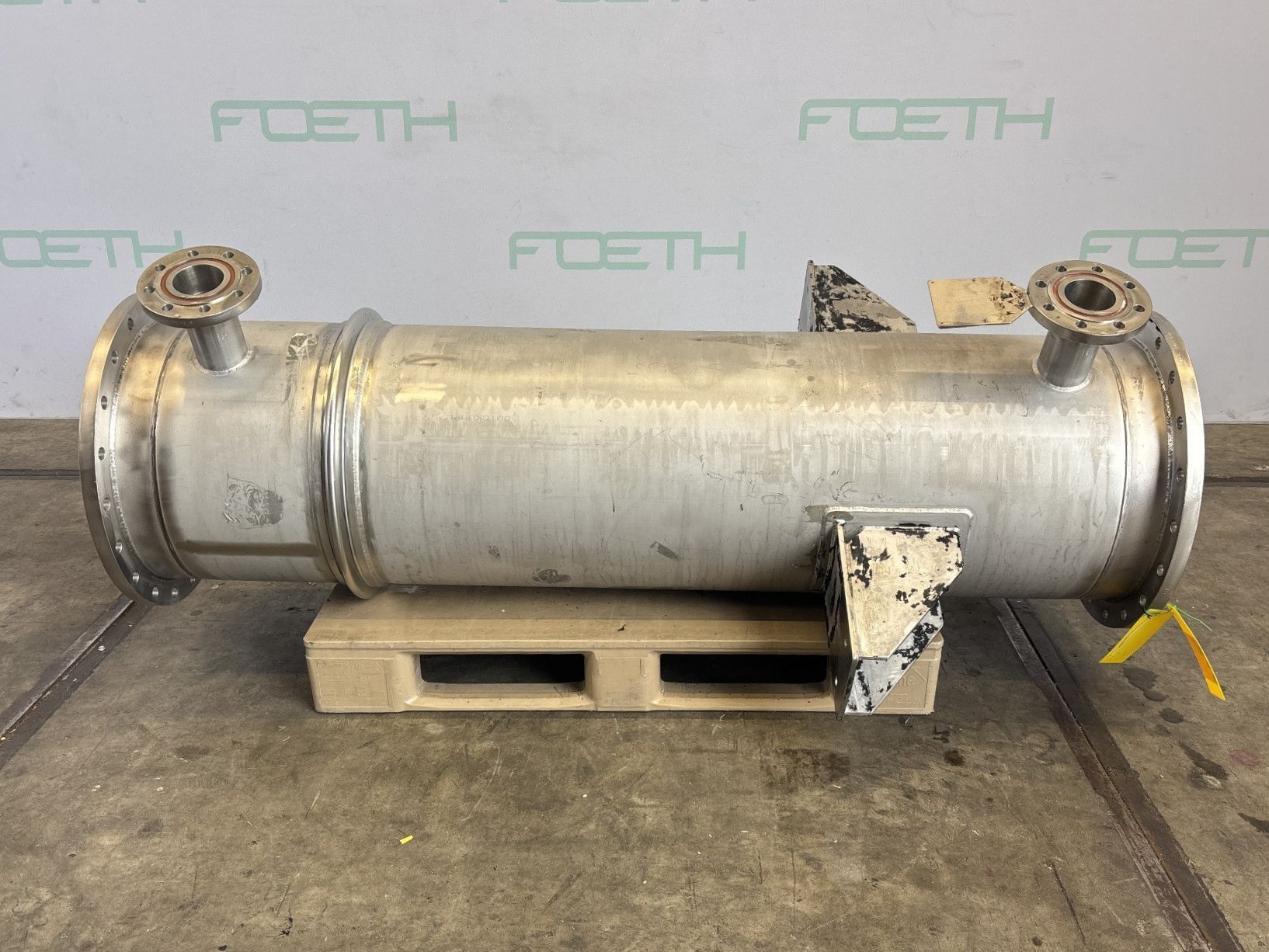 Maschine: ZüRCHER APPARATEBAU 25 m² (tubes Hastelloy C22) - Shell and tube heat Rohrbündelwärmetauscher