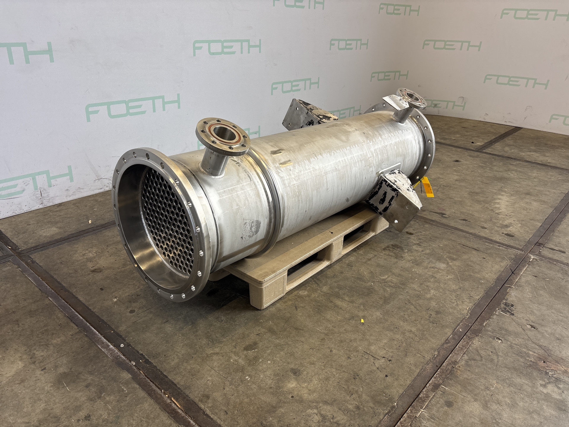 Maschine: ZüRCHER APPARATEBAU 25 m² (tubes Hastelloy C22) - Shell and tube heat Rohrbündelwärmetauscher