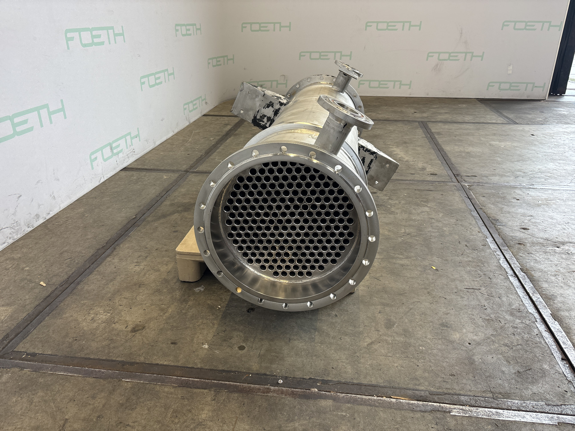 Maschine: ZüRCHER APPARATEBAU 25 m² (tubes Hastelloy C22) - Shell and tube heat Rohrbündelwärmetauscher