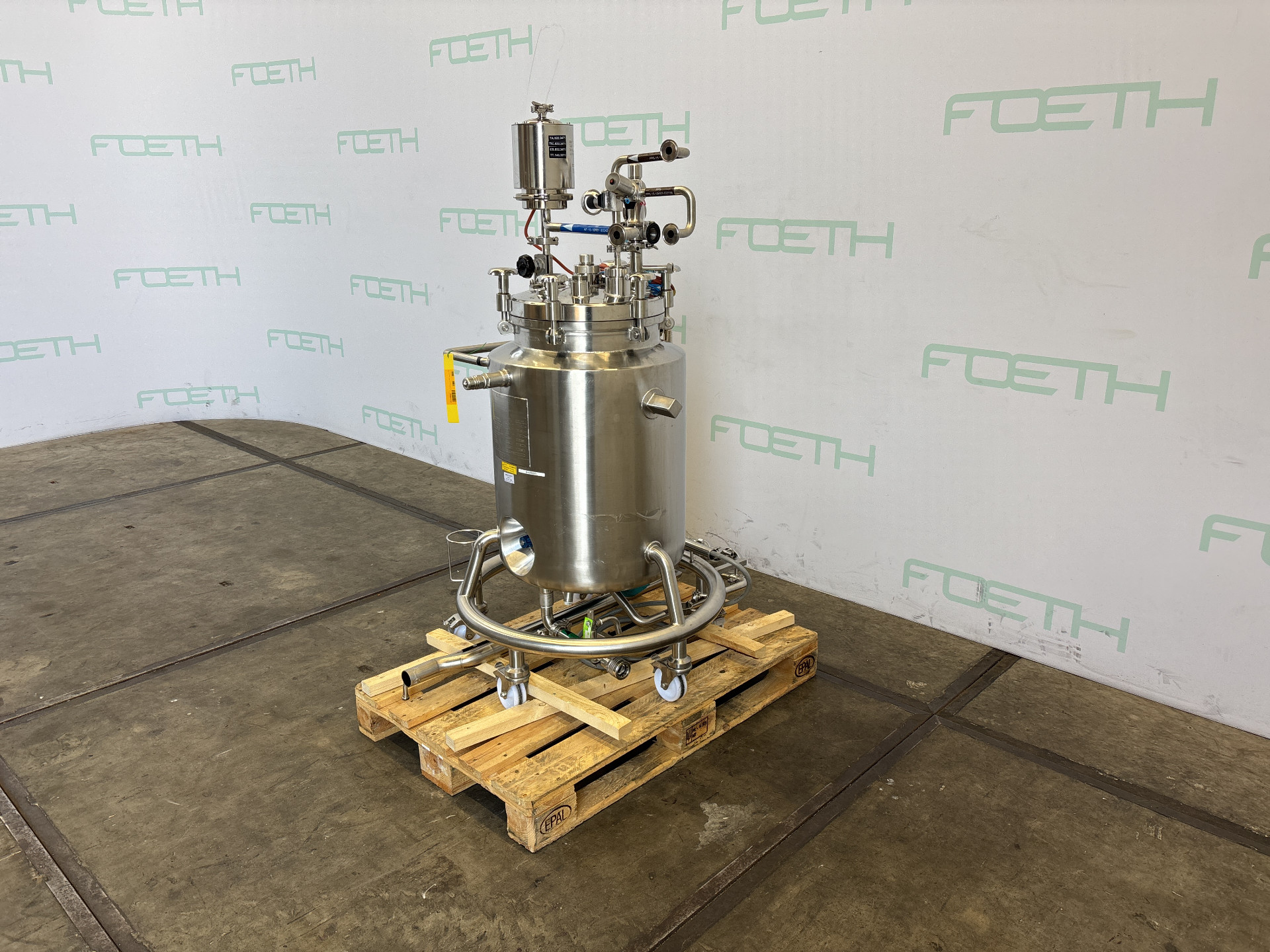 Maschine: BAUMGARTNER Pharma reactor 60 L - Stainless Steel Reactor Edelstahlreaktoren