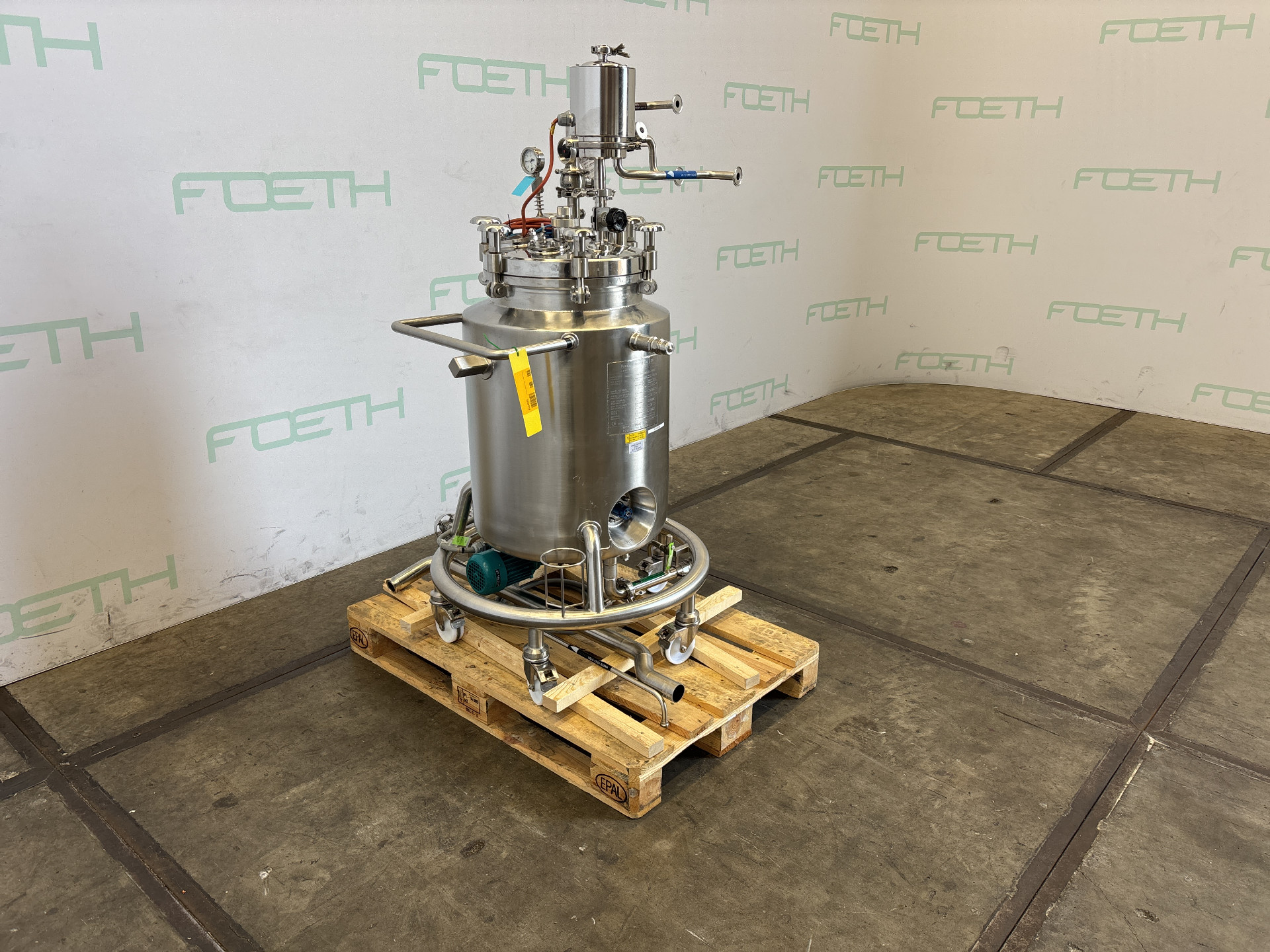 Maschine: BAUMGARTNER Pharma reactor 60 L - Stainless Steel Reactor Edelstahlreaktoren