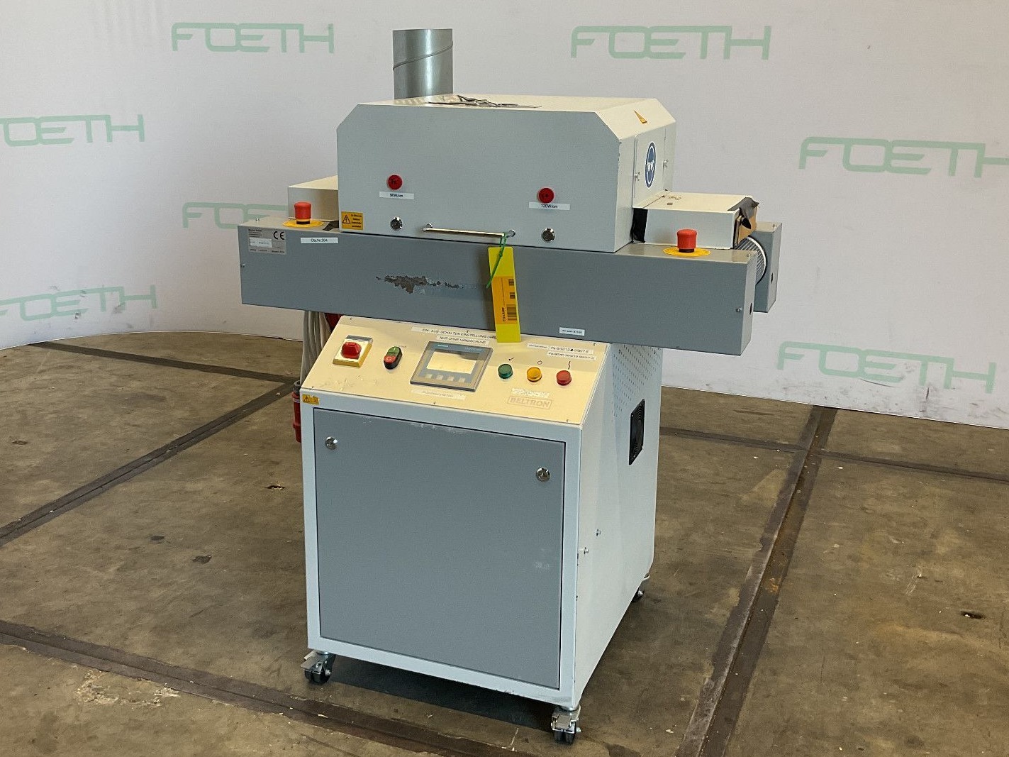 Maschine: BELTRON UV-Trockner BE 20 / 120 W / II - Belt dryer Bandtrockner