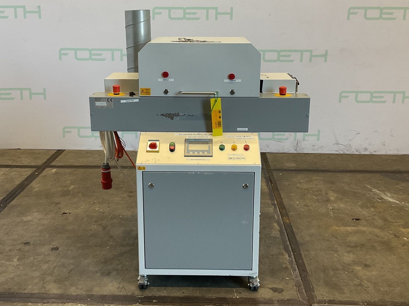Maschine: BELTRON UV-Trockner BE 20 / 120 W / II - Belt dryer Bandtrockner