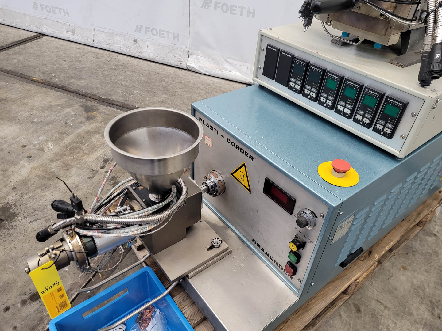 Maschine: BRABENDER Plasti-Corder PL2000, Eurotherm Type 808 - Viscosi Viskositätsmesser