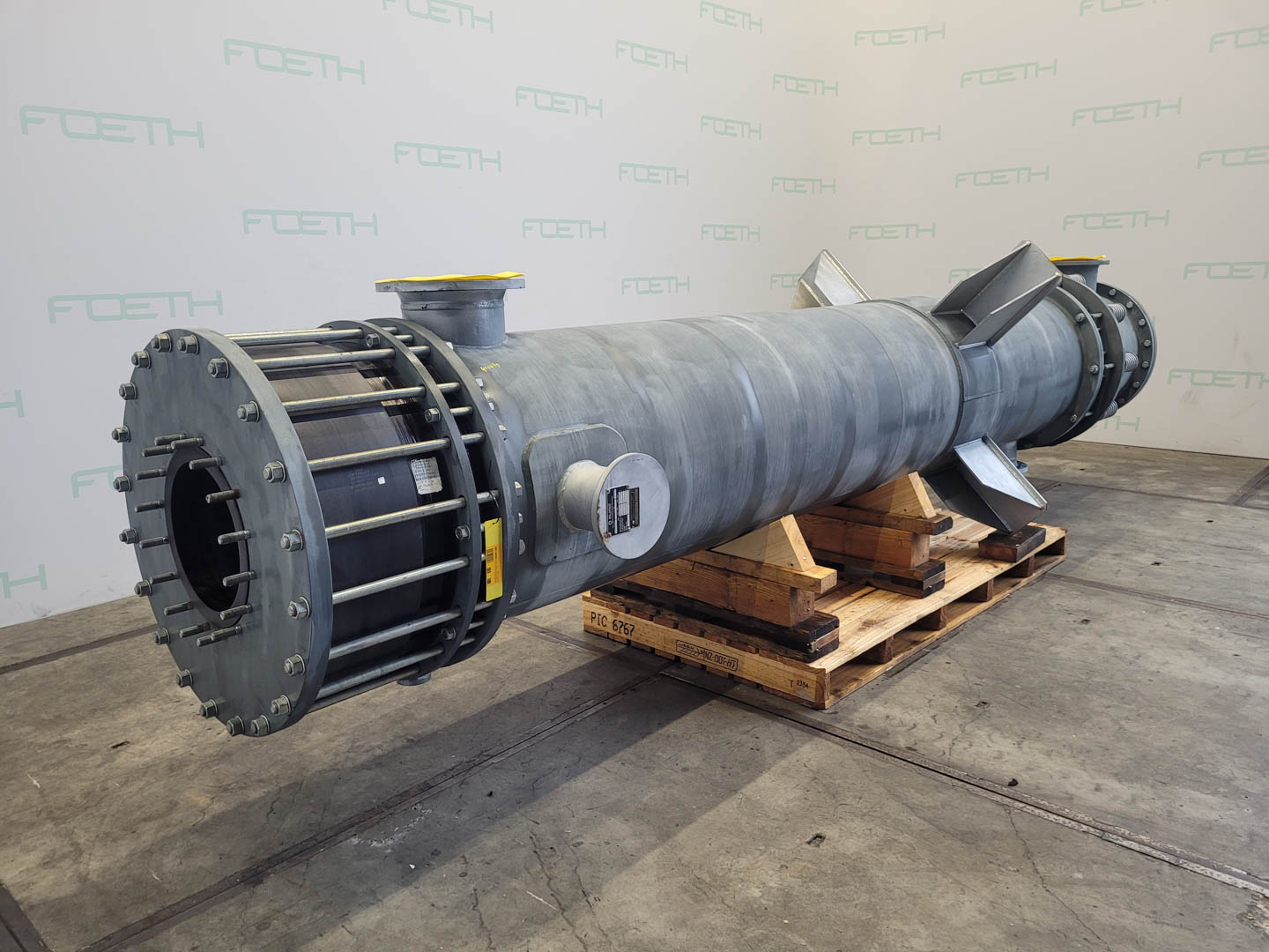 Maschine: SGL CARBON RS 77-1-295.40.1 100m²  (unused) - Shell and tube Rohrbündelwärmetauscher