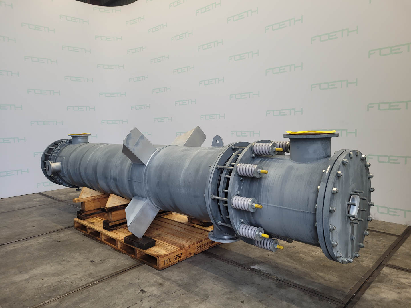 Maschine: SGL CARBON RS 77-1-295.40.1 100m²  (unused) - Shell and tube Rohrbündelwärmetauscher